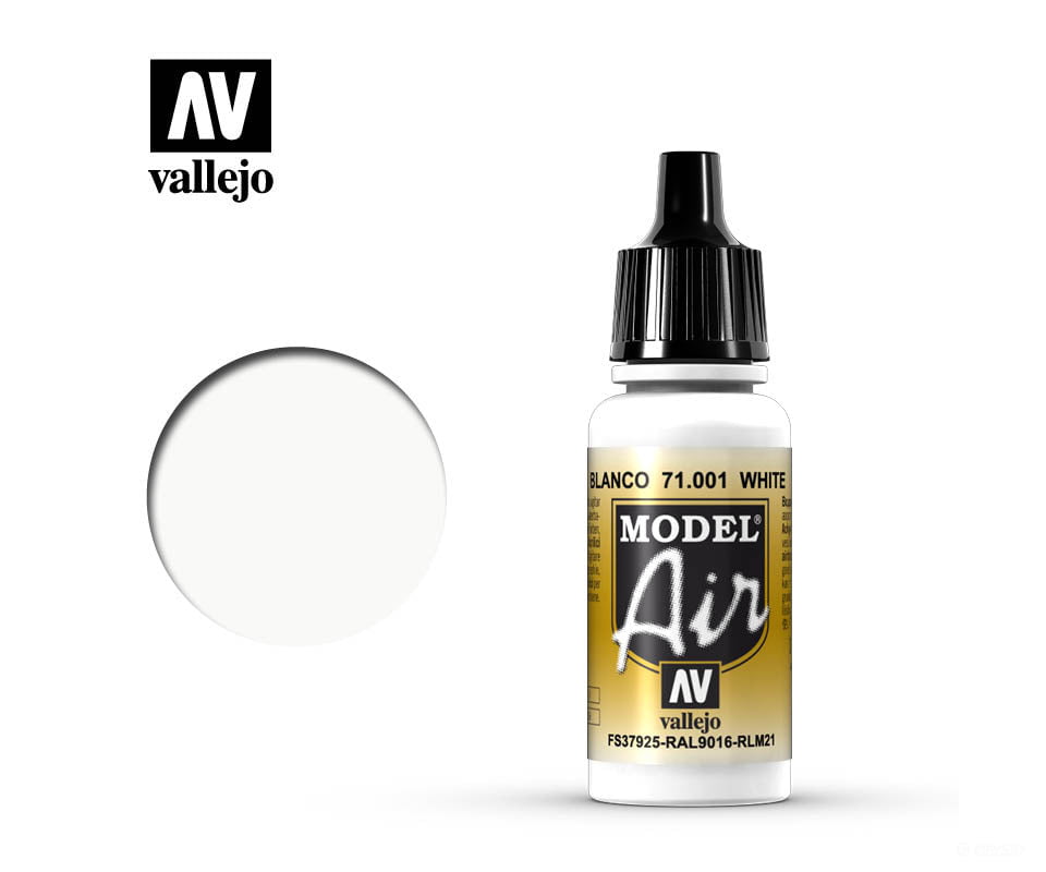 Vallejo 71.001 Model Air White FS37925 RAL9016 RLM21 17ml - Default Title (CH-940-71001)