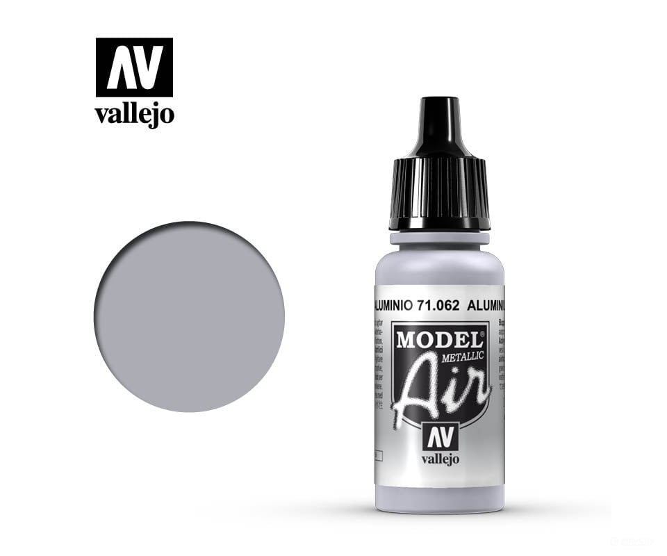 Vallejo 71.062 Model Air Aluminum (Metallic) 17ml - Default Title (CH-940-71062)
