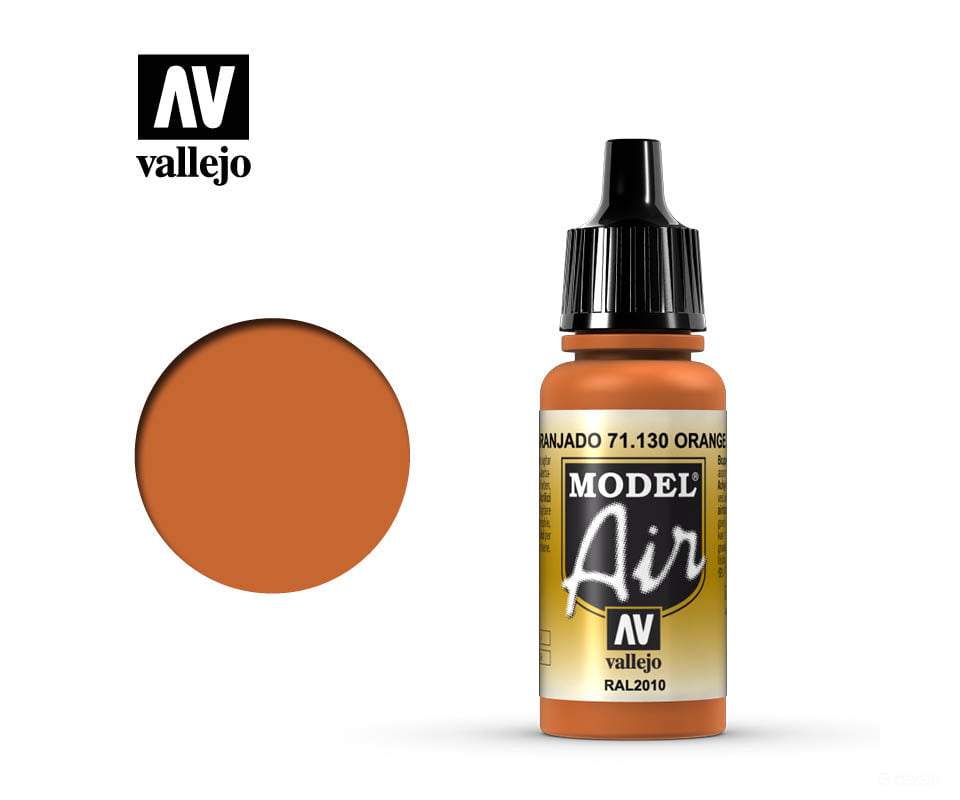 Vallejo 71.130 Model Air Orange Rust RAL2010 17ml - Default Title (CH-940-71130)