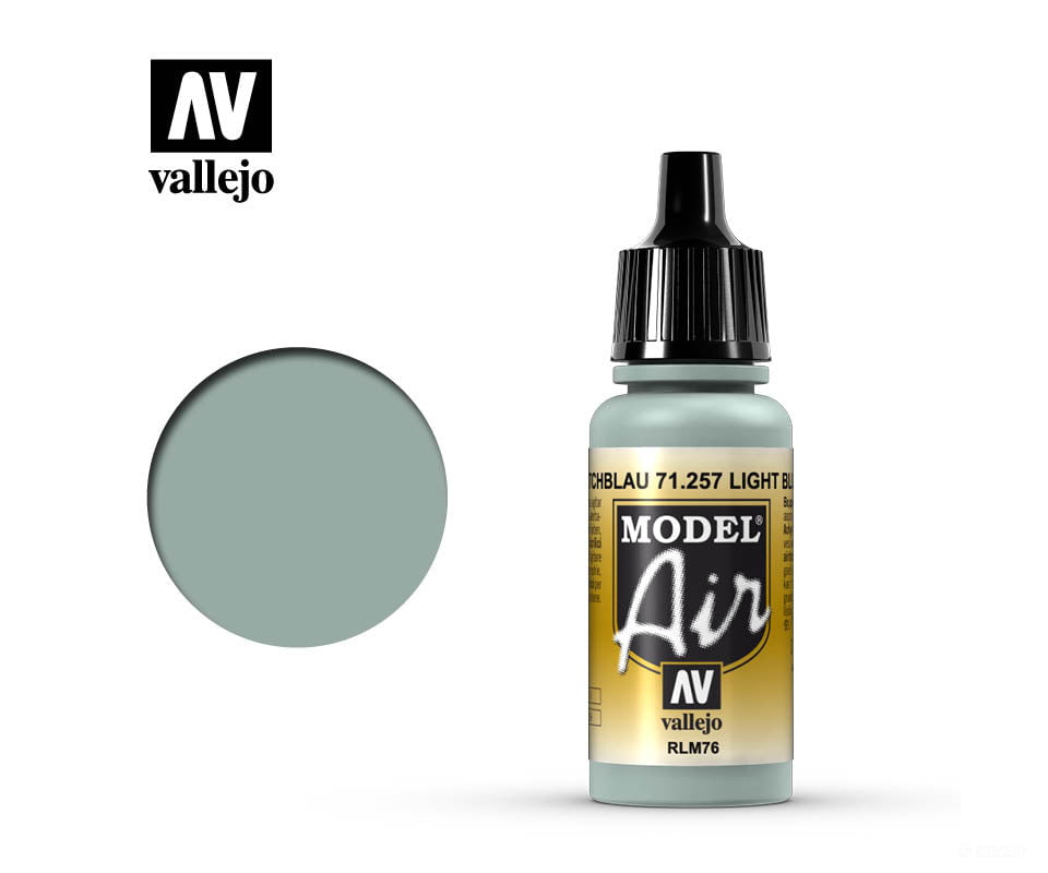 Vallejo 71.257 Model Air Light Blue RLM76 17ml - Default Title (CH-940-71257)