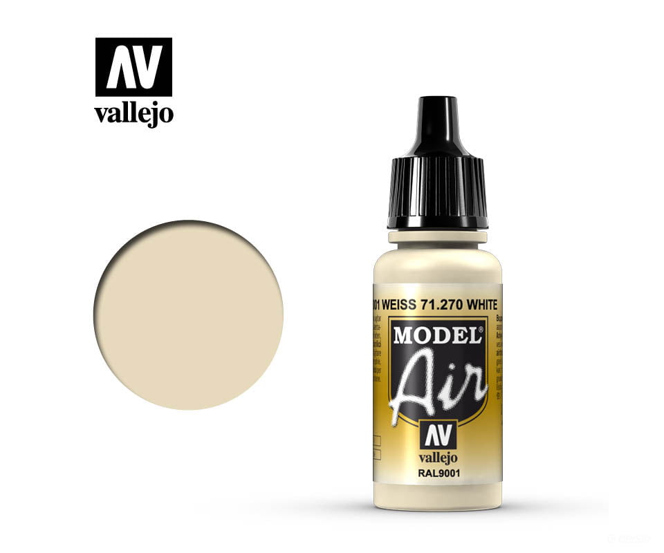 Vallejo 71.270 Model Air Off-White RAL9001 17ml - Default Title (CH-940-71270)