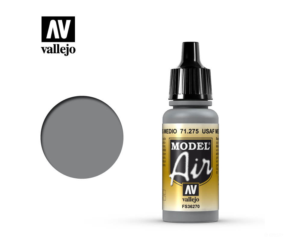 Vallejo 71.275 Model Air Usaf Medium Grey FS36270 17ml - Default Title (CH-940-71275)