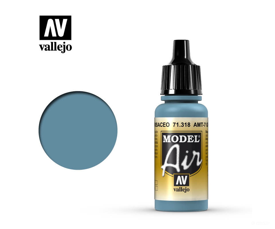 Vallejo 71.318 Model Air Amt-7 Greyish Blue 17ml - Default Title (CH-940-71318)