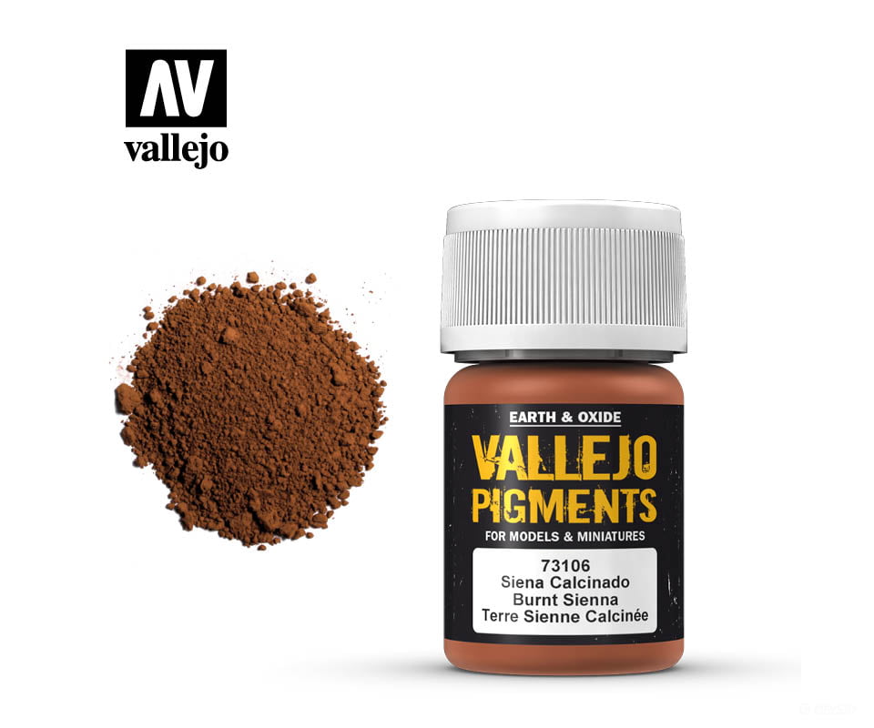 Vallejo 73106 Burnt Siena Pigment 30Ml Weathering
