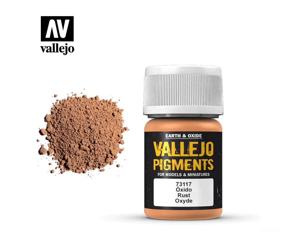 Vallejo 73117 Rust Oxide Pigment 30Ml Weathering