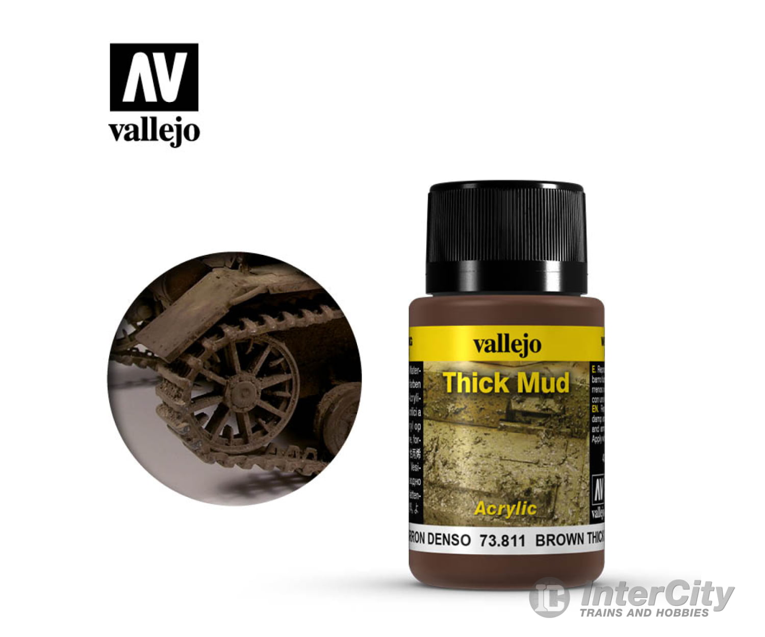 Vallejo 73811 Weathering Effect 73.811 Brown Thick Mud