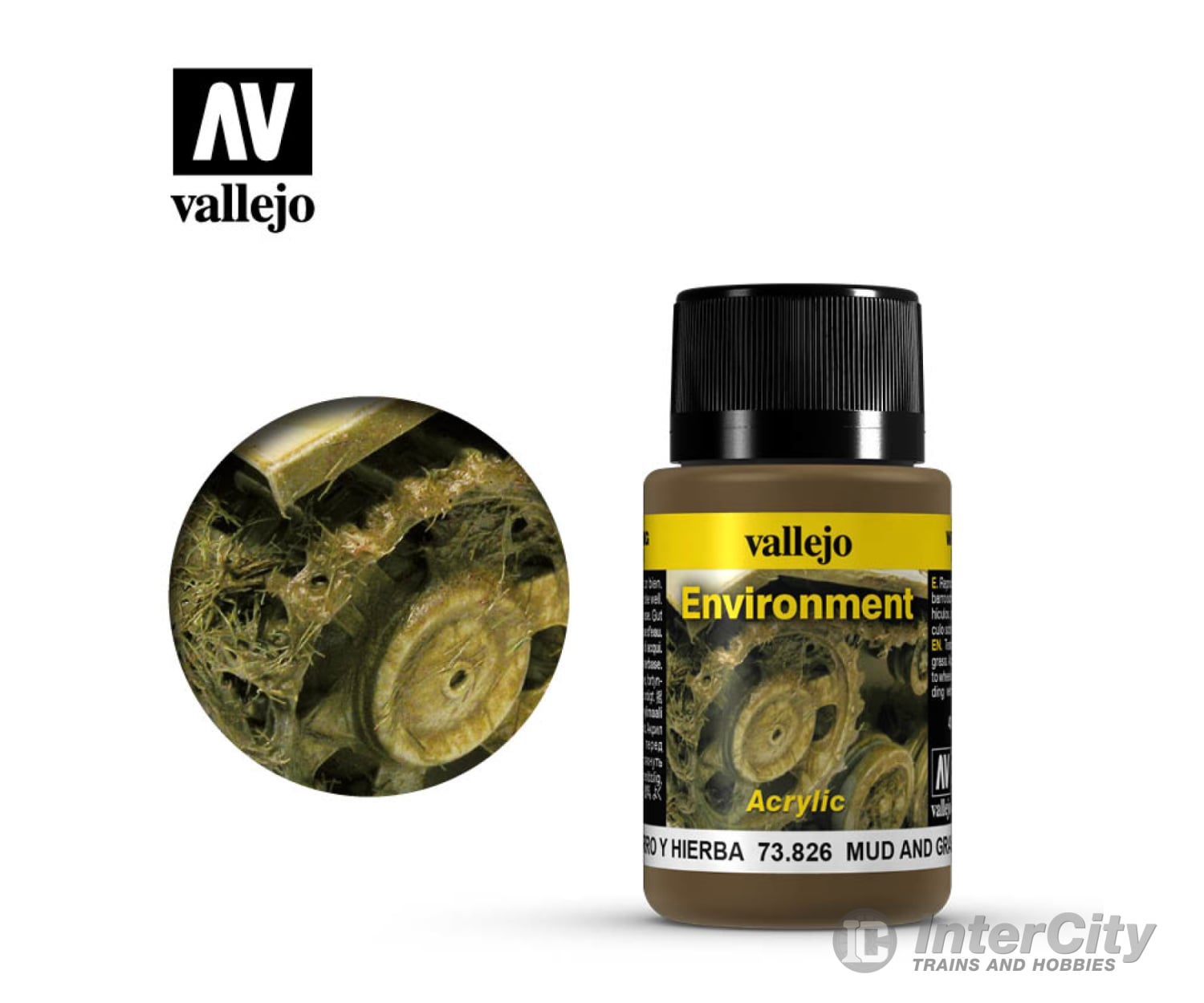 Vallejo 73826 Environment Effects: Mud And Grass Effects Weathering