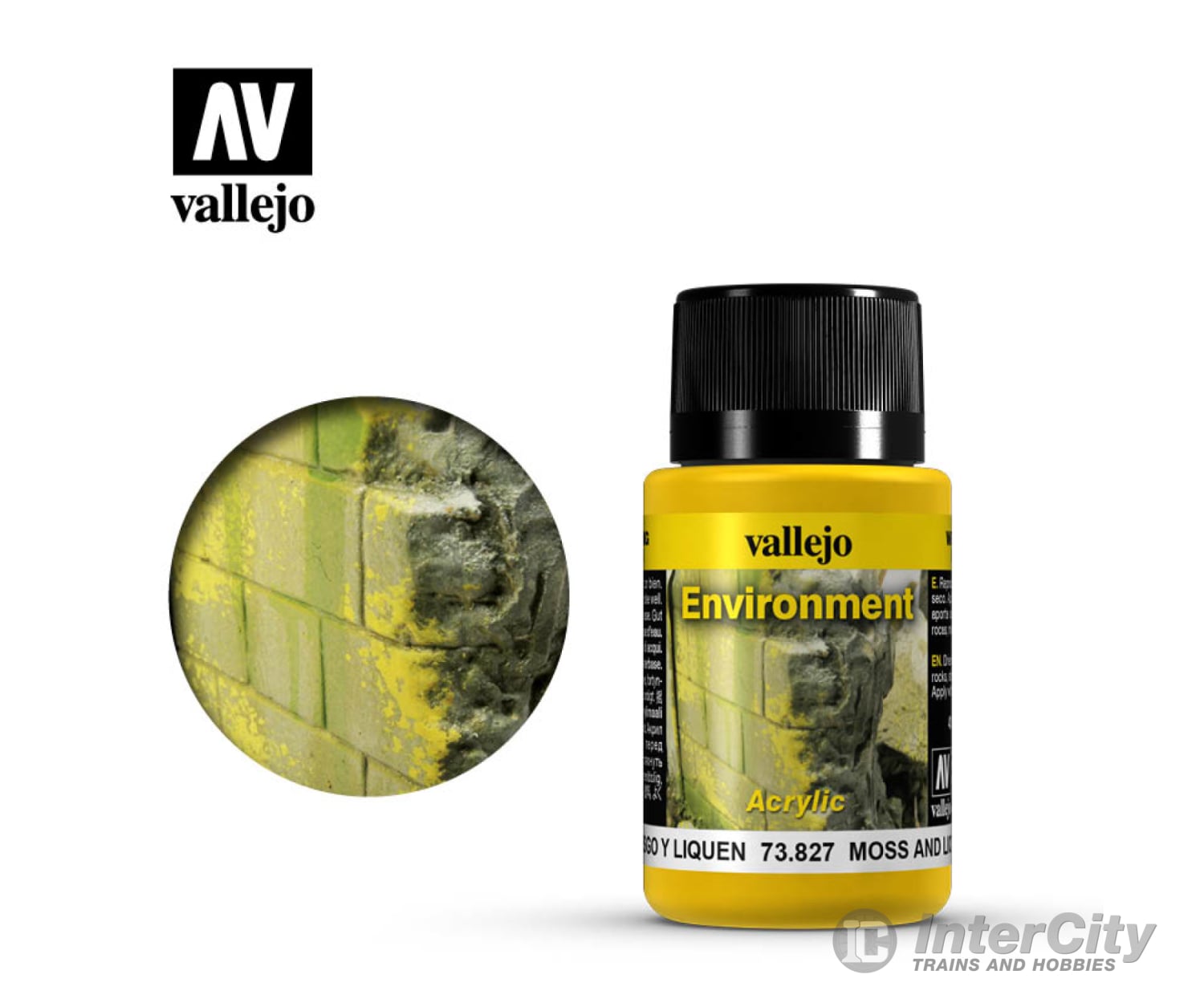 Vallejo 73827 Weathering Effects Moss And Lichen Effect 40 Ml