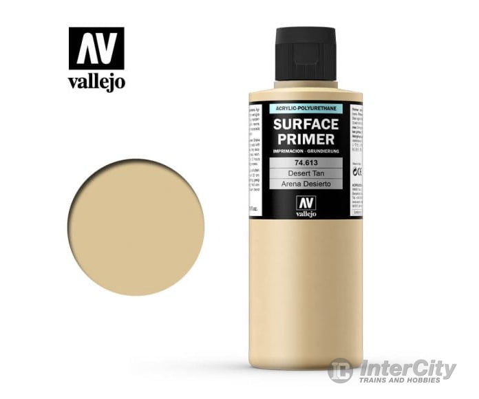 Vallejo 74.613 Surface Primer - Acrylic- Desert Tan Base - 200ml - Default Title (CH-940-74613)