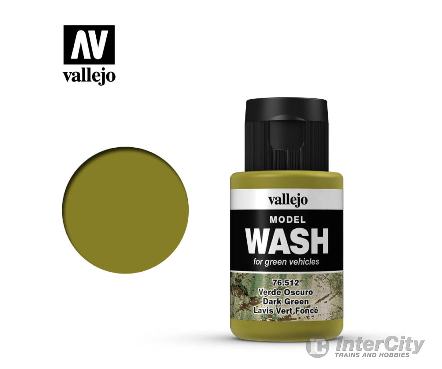 Vallejo 76512 Model Wash Dark Green (76.512) Weathering