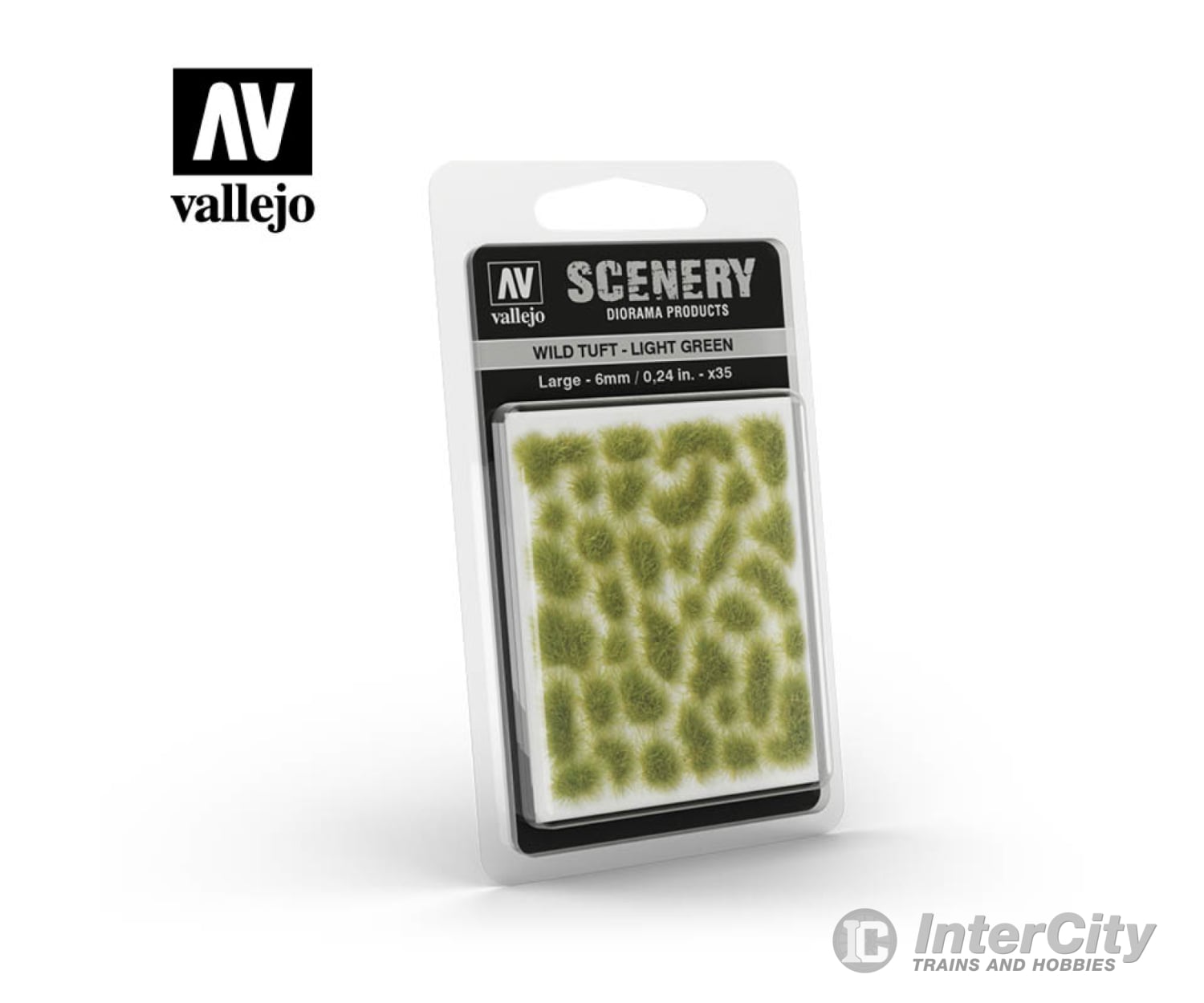 Vallejo Sc417 Wild Grass Tuft Light Green Large 6Mm & Scenery Mats