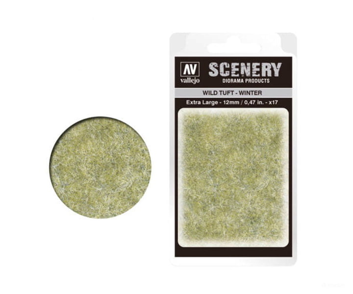 Vallejo Sc421 Wild Grass Tuft Winter X-Large 12Mm & Scenery Mats