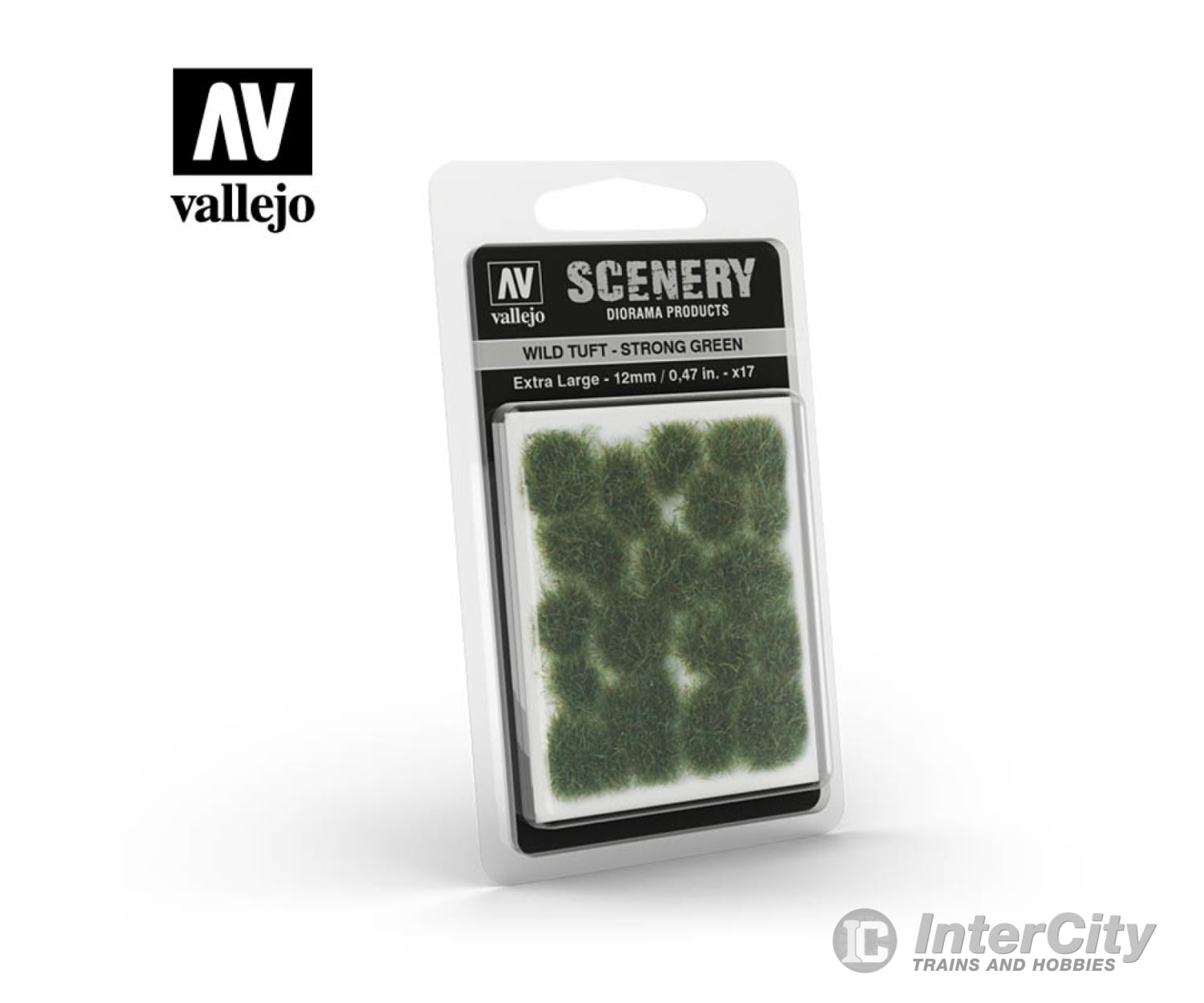 Vallejo Sc427 Wild Grass Tuft Strong Green X-Large 12Mm & Scenery Mats