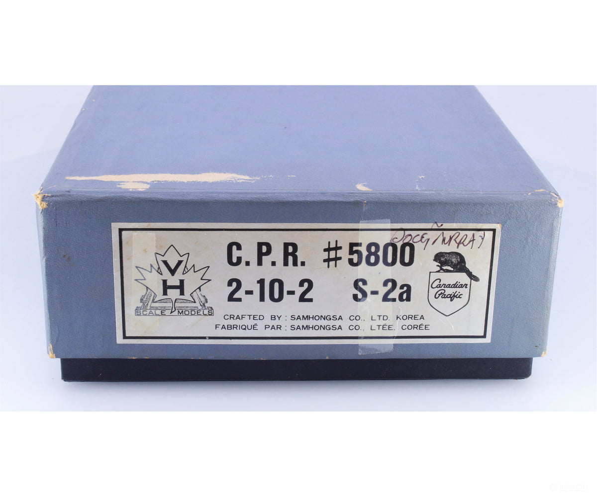 Van Hobbies 2102S2a HO Brass Class S-2a 2-10-2 #5800 Steam Locomotive Canadian Pacific (CP) Analog DC - Locomotives