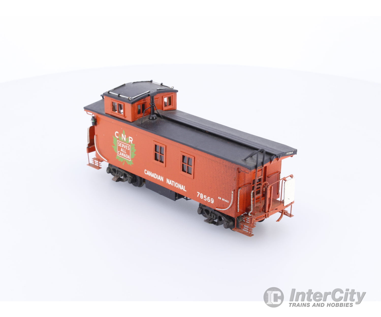 Van Hobbies CNRCAB HO Brass Caboose Painted Canadian National (CN) 78569 Freight Cars