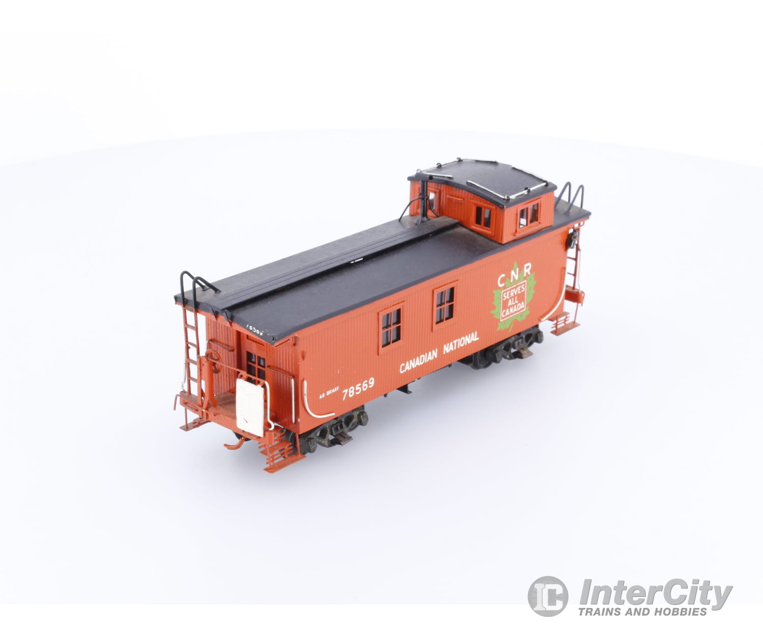 Van Hobbies CNRCAB HO Brass Caboose Painted Canadian National (CN) 78569 Freight Cars