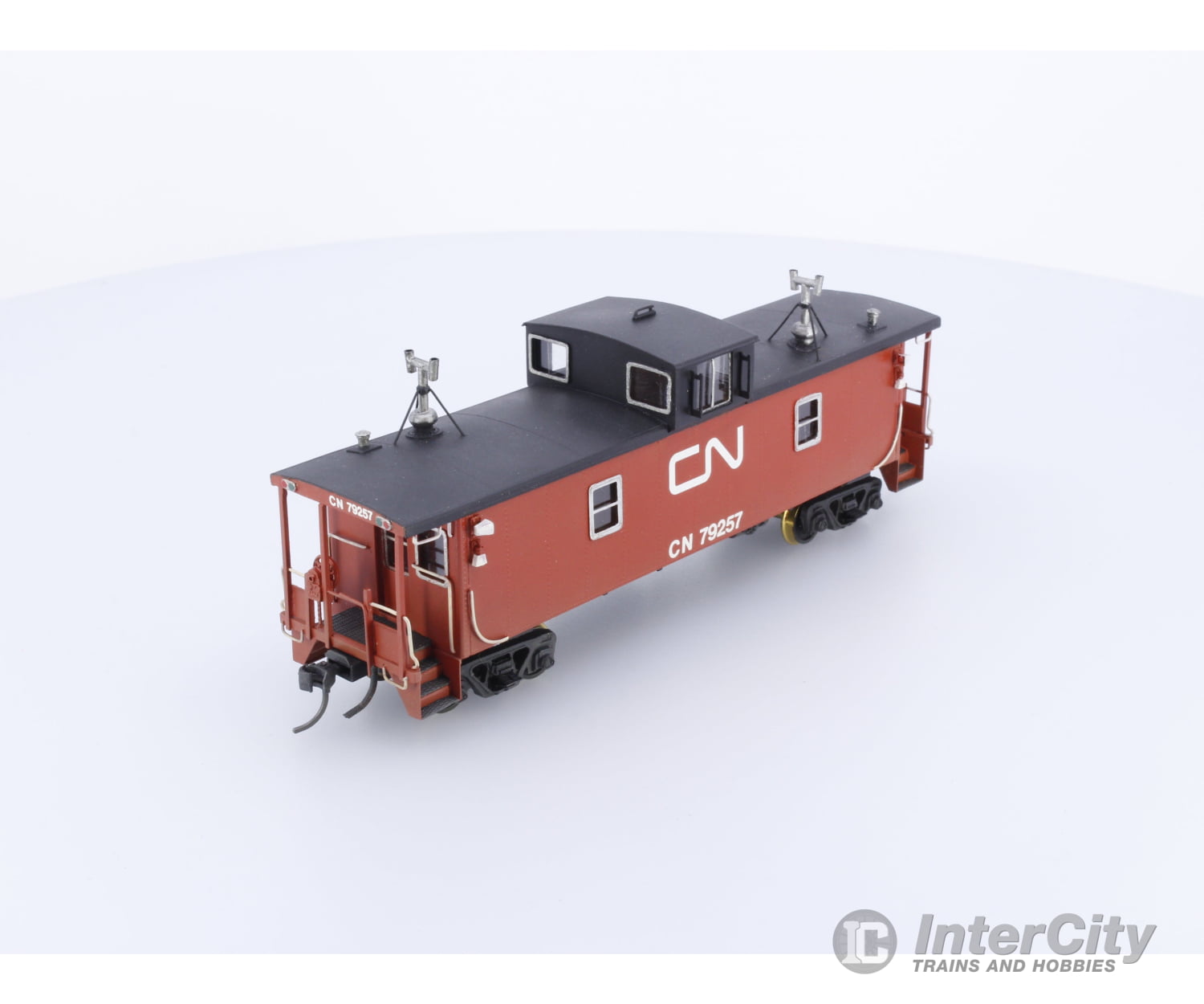 Van Hobbies CNRMODCAB HO Brass Modern Caboose Painted Canadian National (CN) 79257 Freight Cars