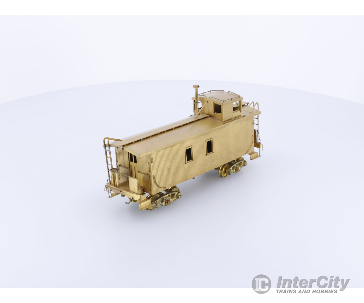 Van Hobbies CNRWOODSCCAB HO Brass Wood Scribed Caboose Canadian National (CN) (#1) Freight Cars