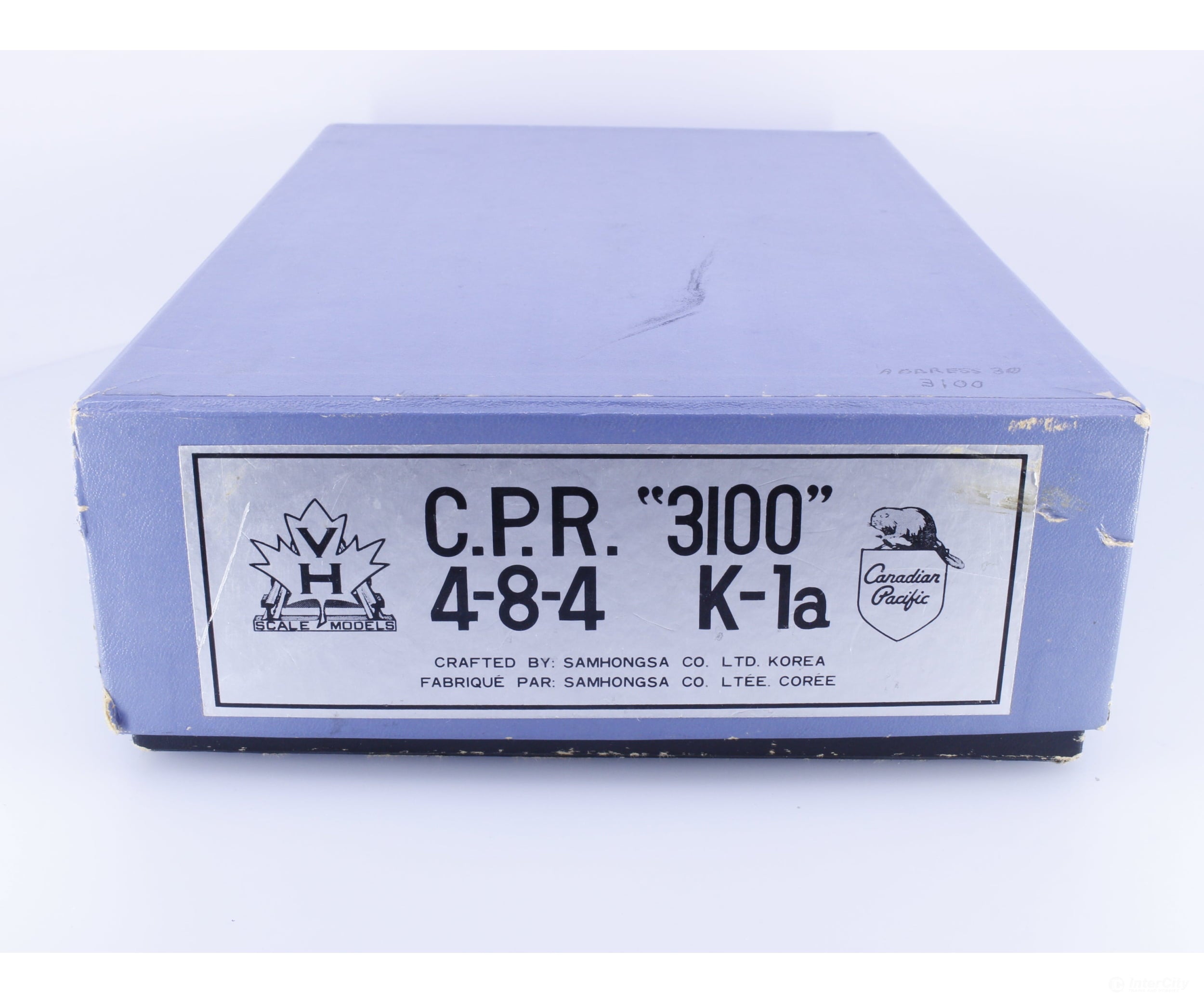 Van Hobbies CPR3100 HO Brass 4-8-4 K-1a DCC/Sound Professionally Painted Canadian Pacific (CP) 3100 DCC & Sound (#1)