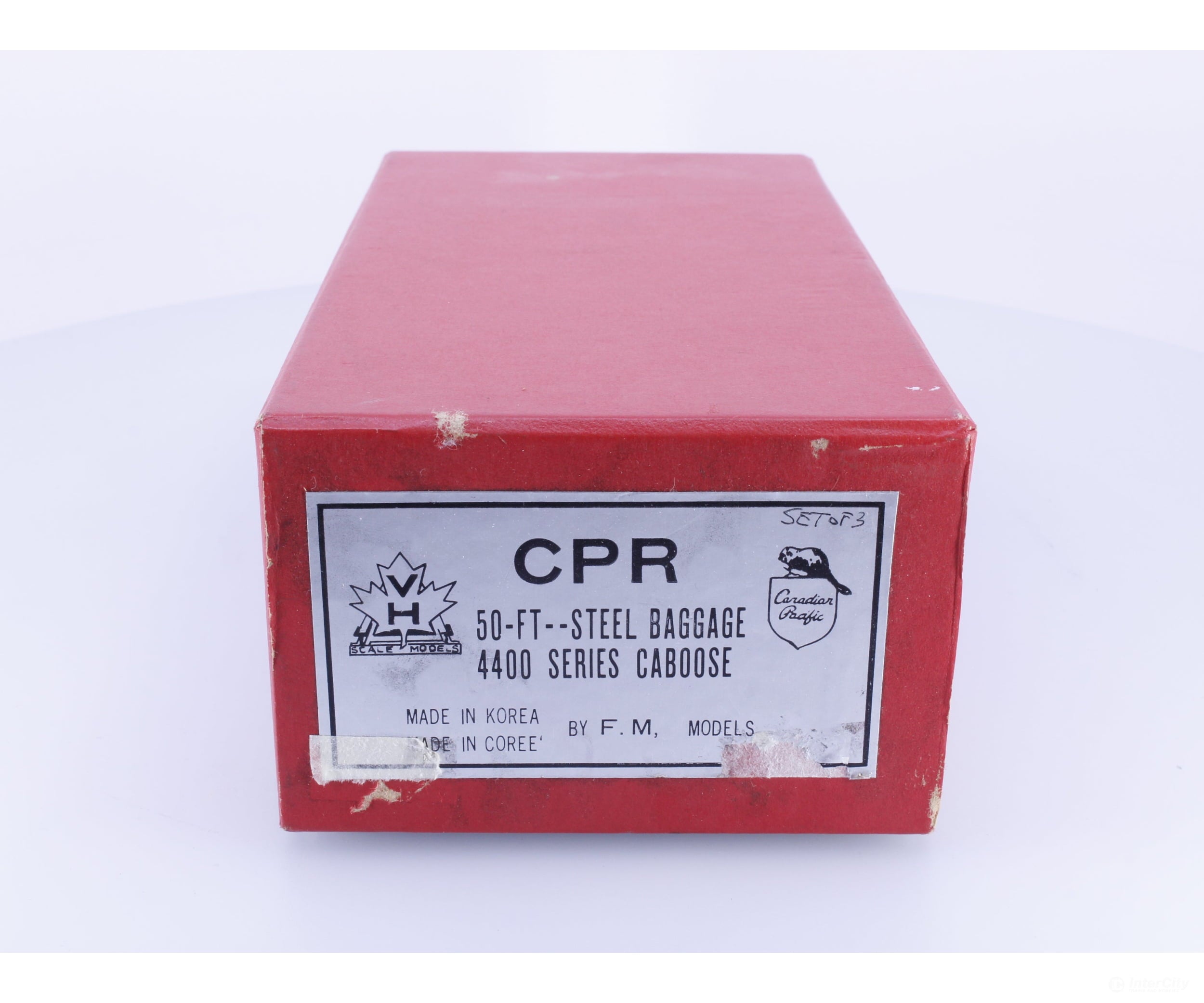 Van Hobbies CPR50FTB HO Brass 50 Ft Steel Baggage 4400 Series Caboose Canadian Pacific (CP) - Freight Cars