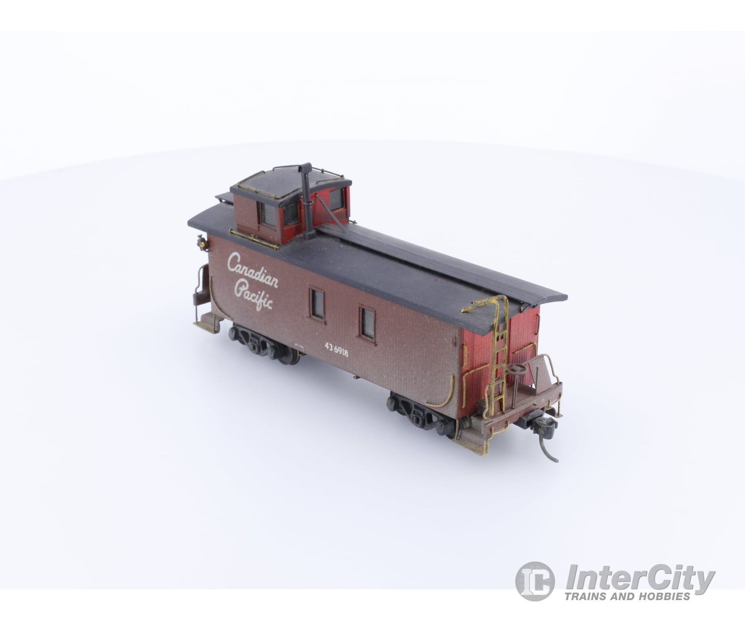 Van Hobbies CPRCAB HO Brass Caboose Painted and Weathered Canadian Pacific (CP) 436918 Freight Cars