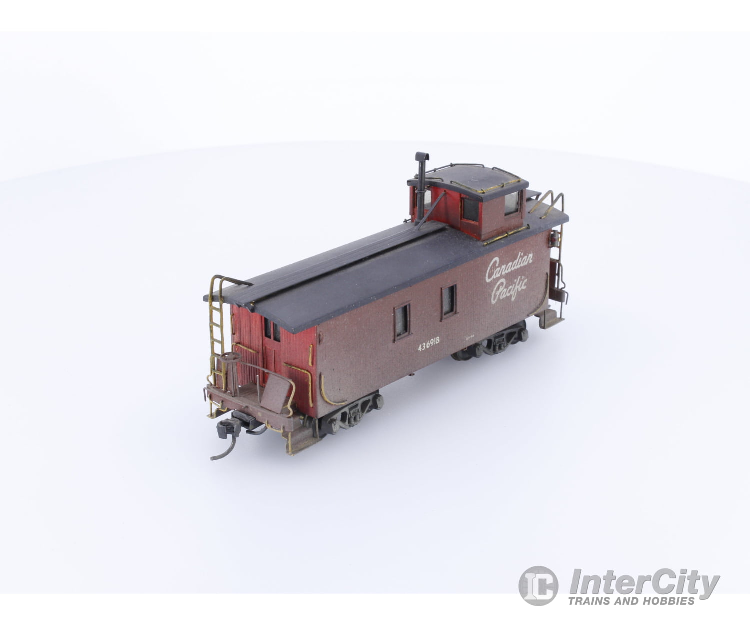 Van Hobbies CPRCAB HO Brass Caboose Painted and Weathered Canadian Pacific (CP) 436918 Freight Cars