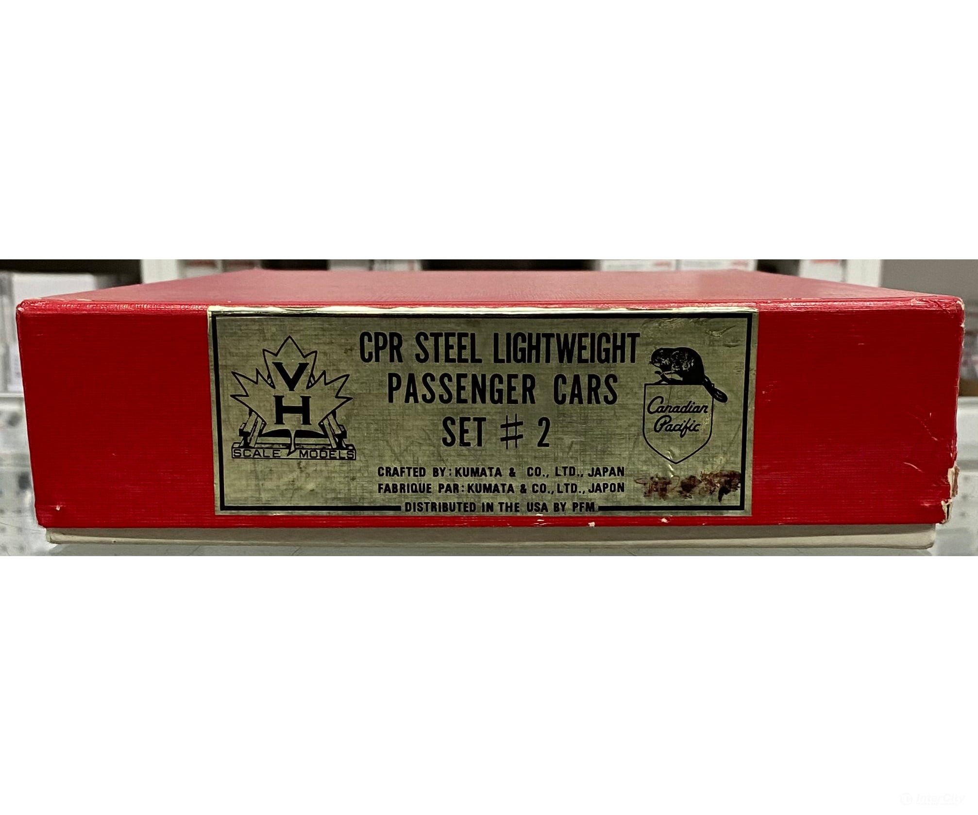 Van Hobbies CPRLIGHTPASS2 HO Brass Steel Lightweight Passenger 3 Car Set #2 Canadian Pacific (CP) - Passenger Cars