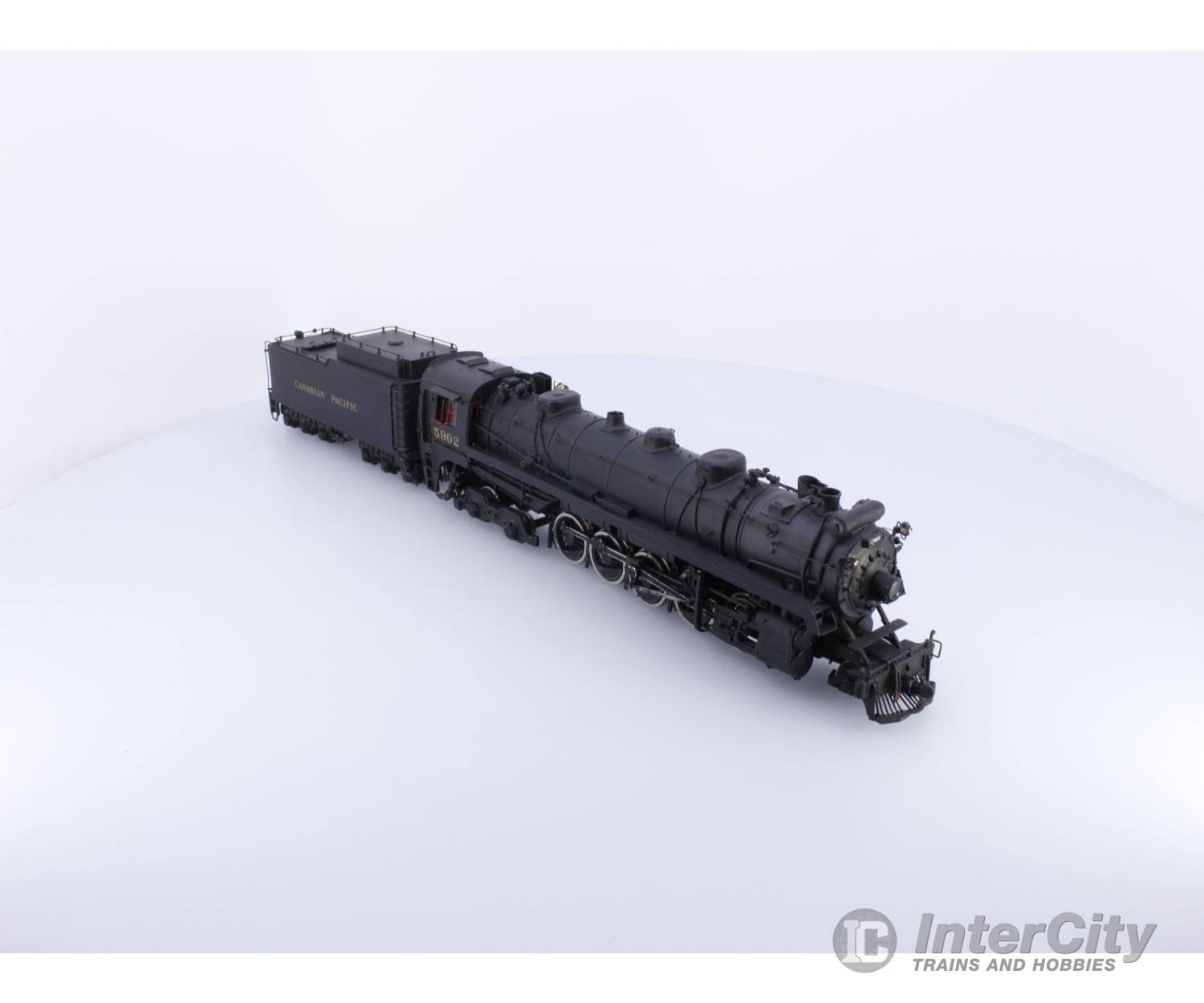 Van Hobbies CPRT1a HO Brass 2-10-4 Class T-1-a ’Selkirk’ Painted Canadian Pacific (CP) 5902 Analog DC Locomotives