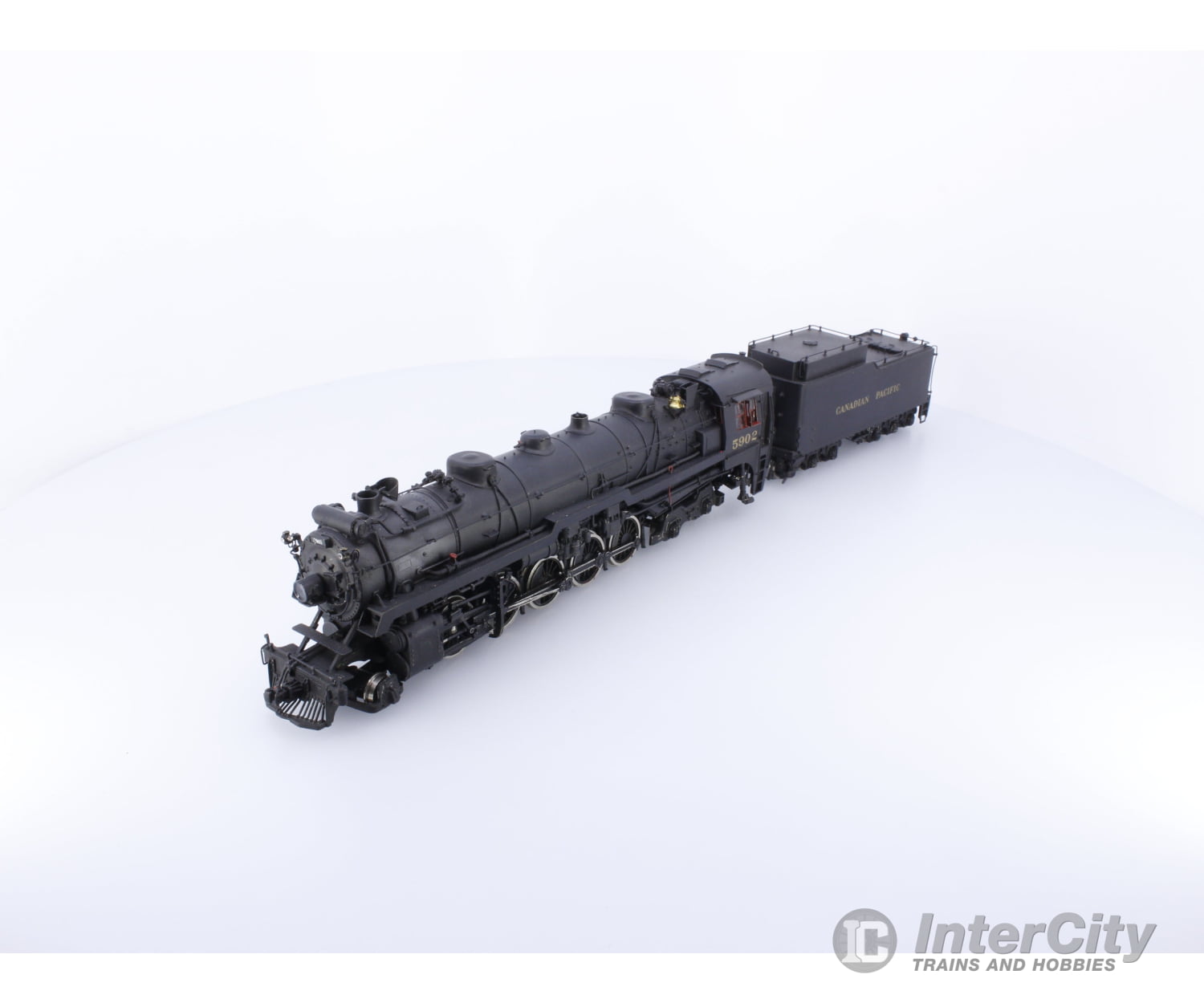 Van Hobbies CPRT1a HO Brass 2-10-4 Class T-1-a ’Selkirk’ Painted Canadian Pacific (CP) 5902 Analog DC Locomotives