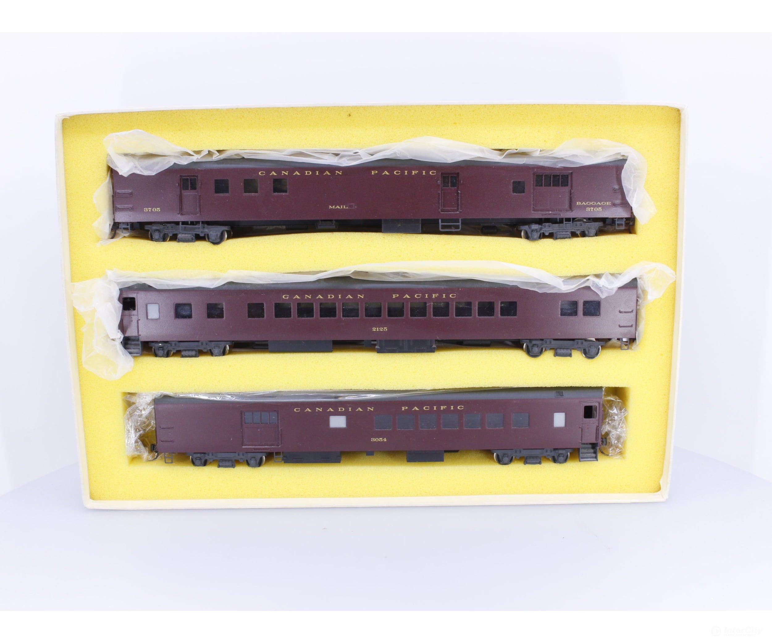 Van Hobbies SLPCS2 HO Brass Steel Lightweight Passenger Cars Set #2 Canadian Pacific (CP) 3705,2125,3054 - Passenger