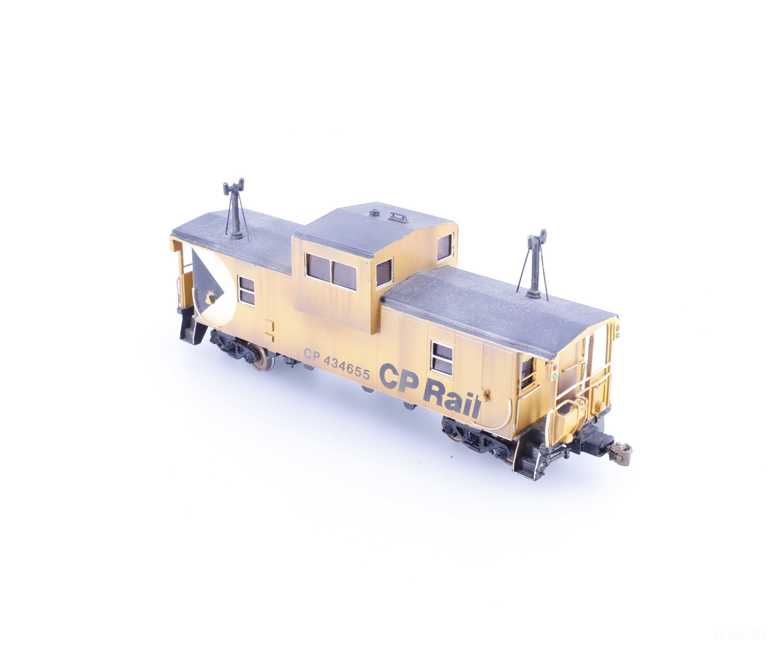 Van Hobbies WVMC HO Brass Wide Vision Modern Caboose Canadian Pacific (CP) 434655 - Freight Cars