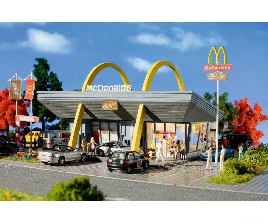 Vollmer Ho 43634 Mcdonald’s Restaurant W/Mcdrive Structures
