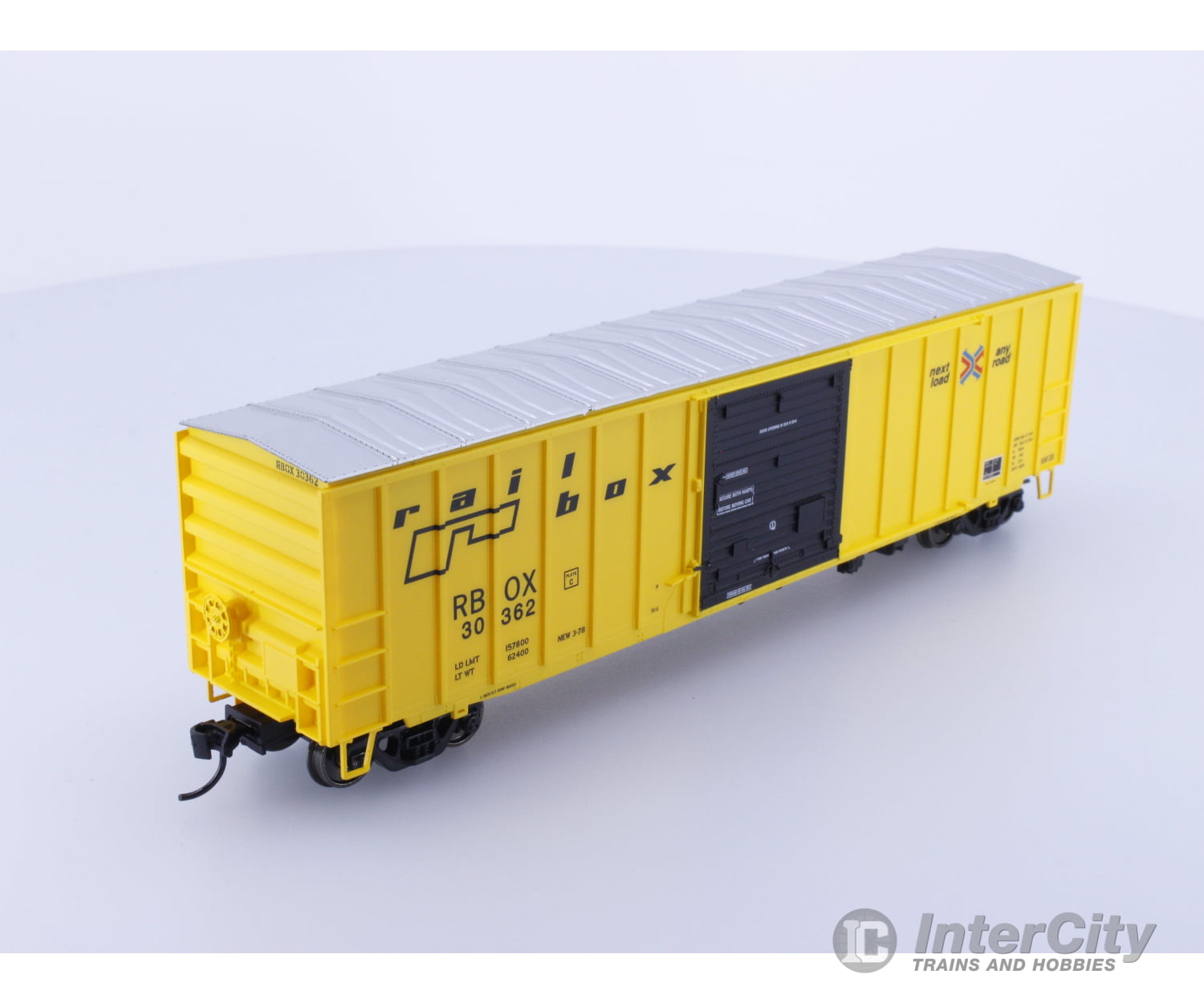 Walthers 910-1866 HO 50’ ACF Exterior Post Boxcar Railbox (RBOX) 30362 Freight Cars