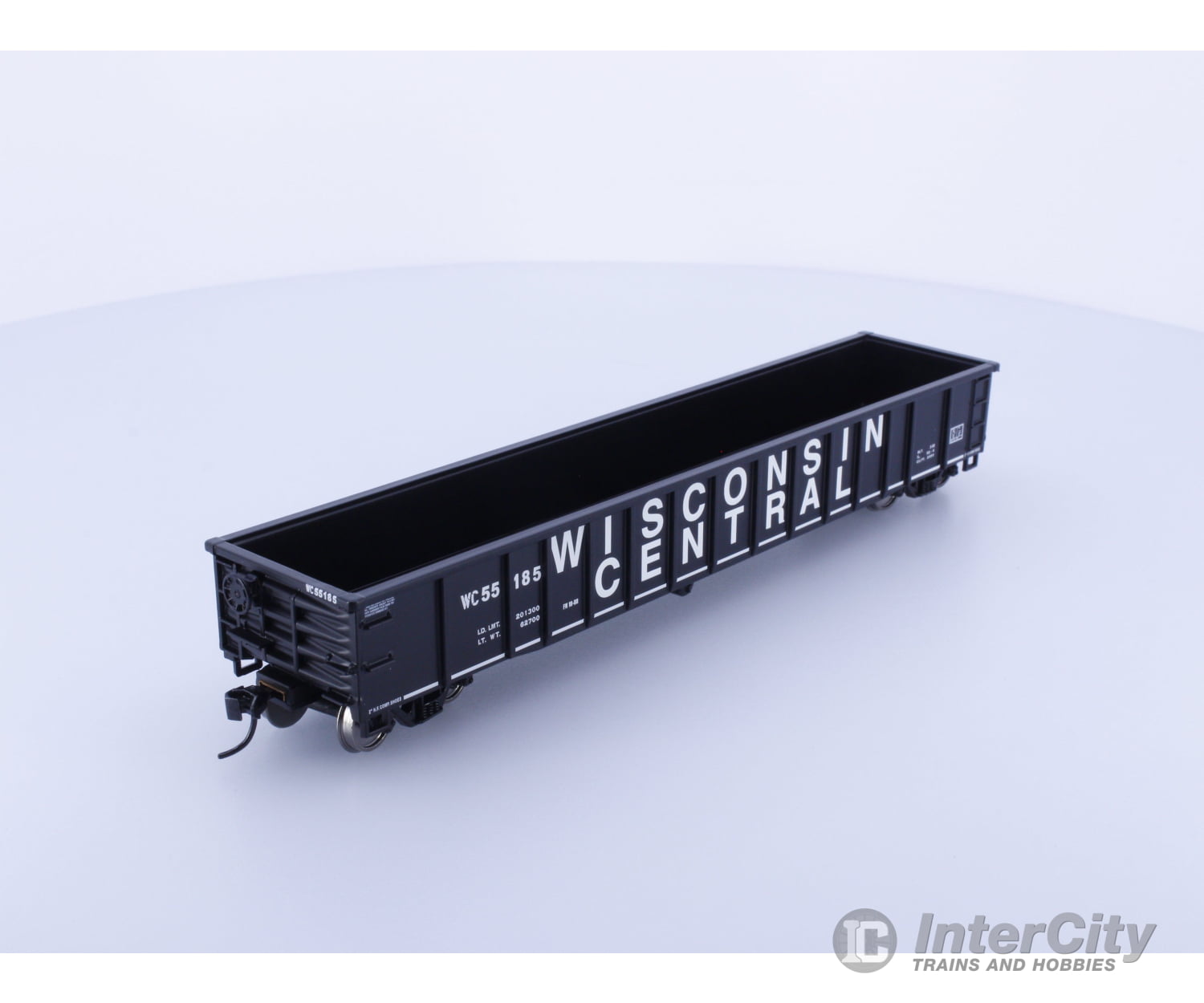 Walthers 910-6172 HO 53’ Smooth-Side Gondola Wisconsin Central (WC) 55185 Freight Cars