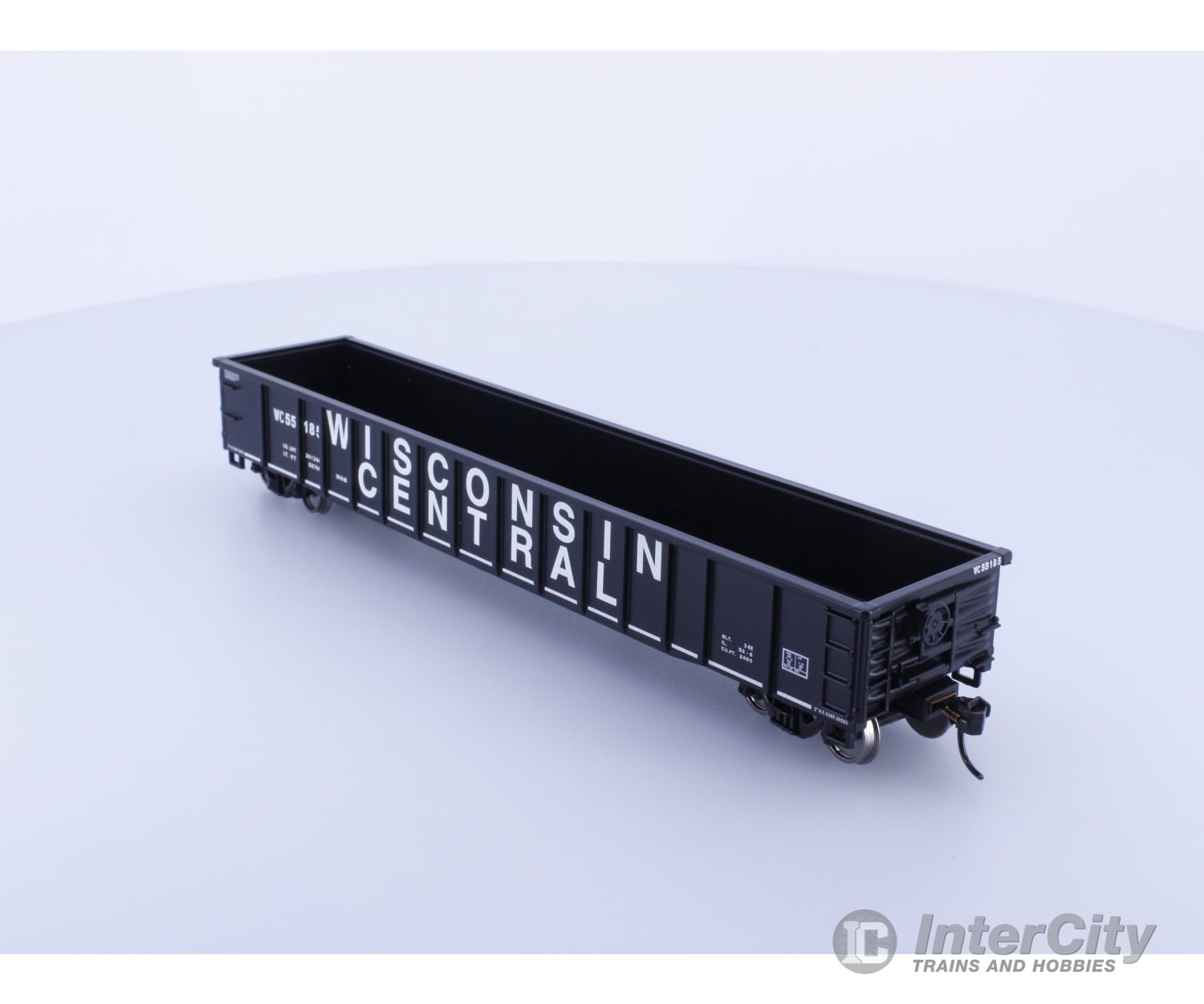 Walthers 910-6172 HO 53’ Smooth-Side Gondola Wisconsin Central (WC) 55185 Freight Cars