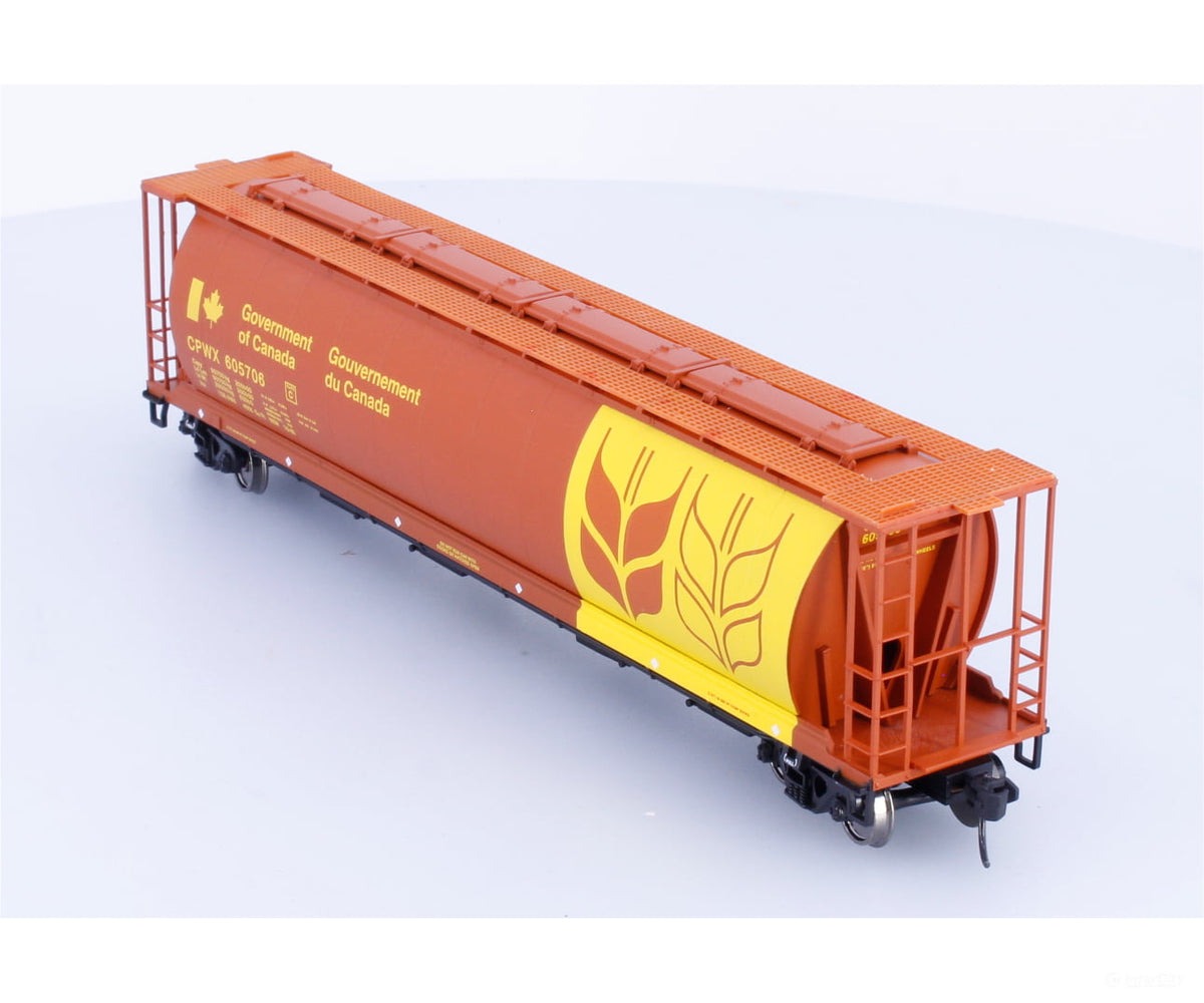 Walthers 910-7165 HO 4 Bay Cylindrical Hopper Govt of Canada (CPWX) 605706 - Freight Cars