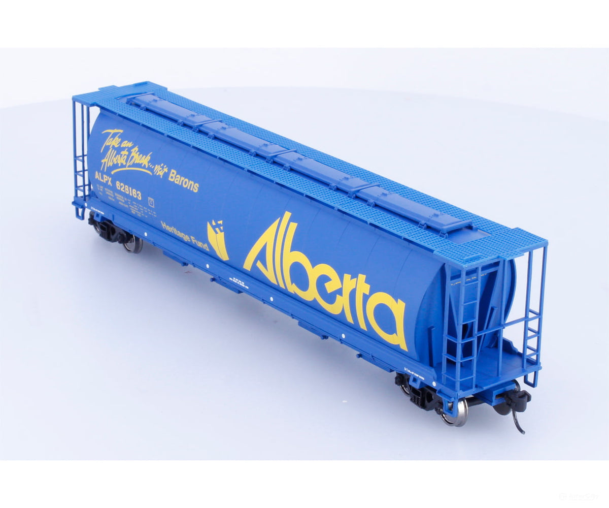 Walthers 910-7171 HO 4 Bay Cylindrical Hopper Alberta Break Barons (APLX) 628163 - Freight Cars