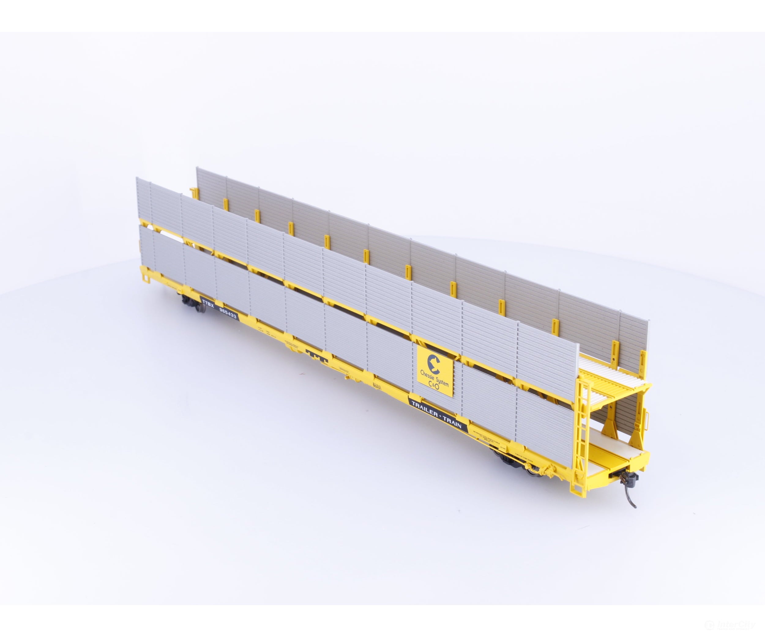Walthers 910-8106 HO 89’ Bi-Level Shielded Auto Rack Chessie Chesapeake and Ohio (CO) 965433 - Freight Cars