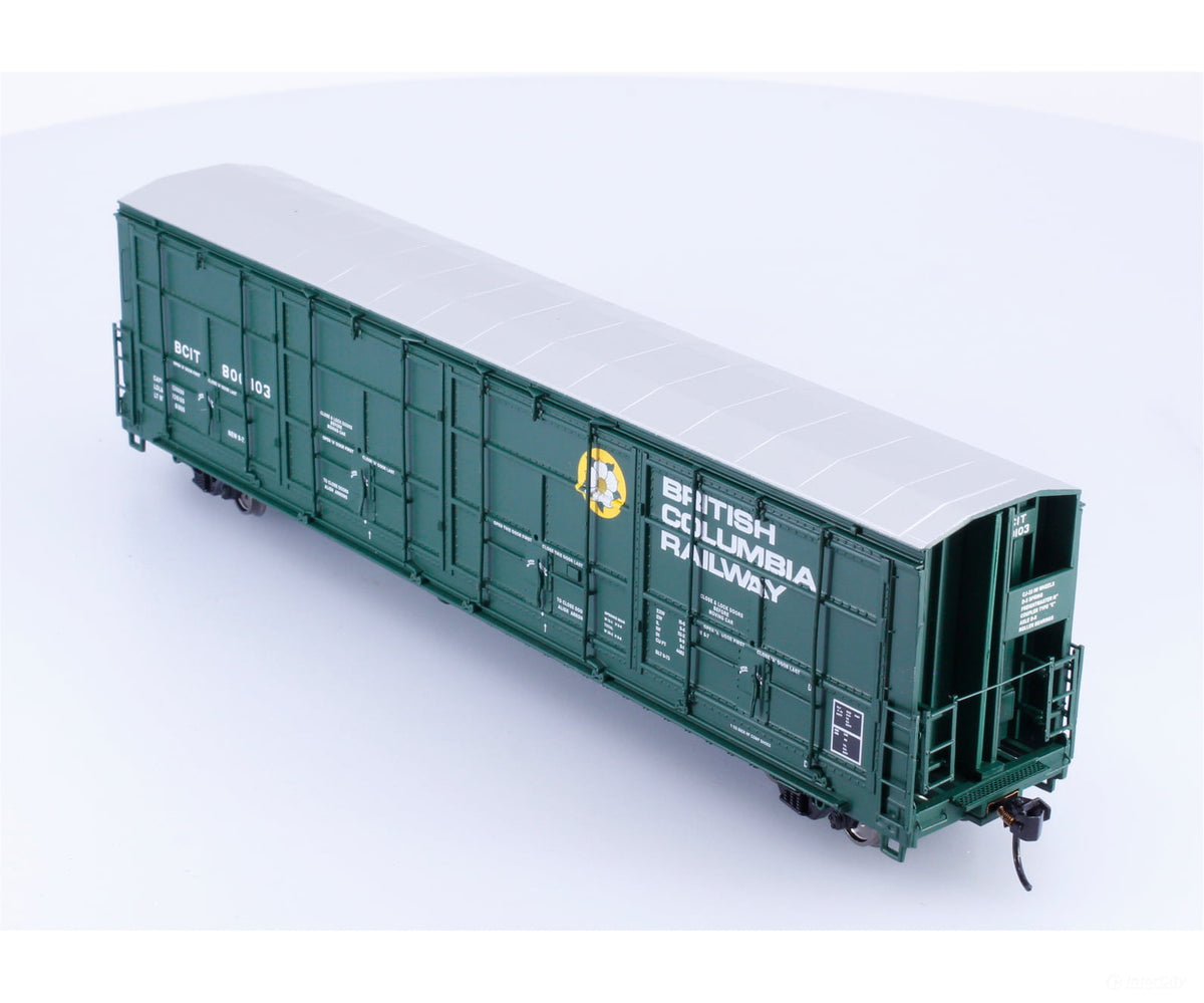 Walthers 920-101902 HO 56’ Thrall All-Door Box Car British Columbia Railway (BCOL) 800103 (#2) - Freight Cars