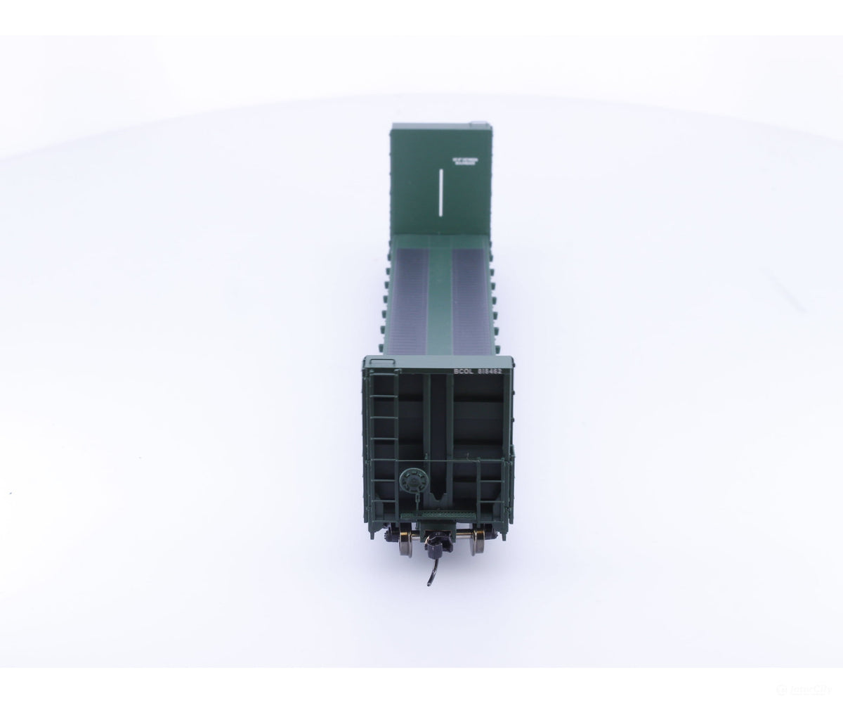 Walthers 920-104315 HO 50’ CC&F Bulkhead Flatcar BC Rail (BCOL) 818462 - Freight Cars