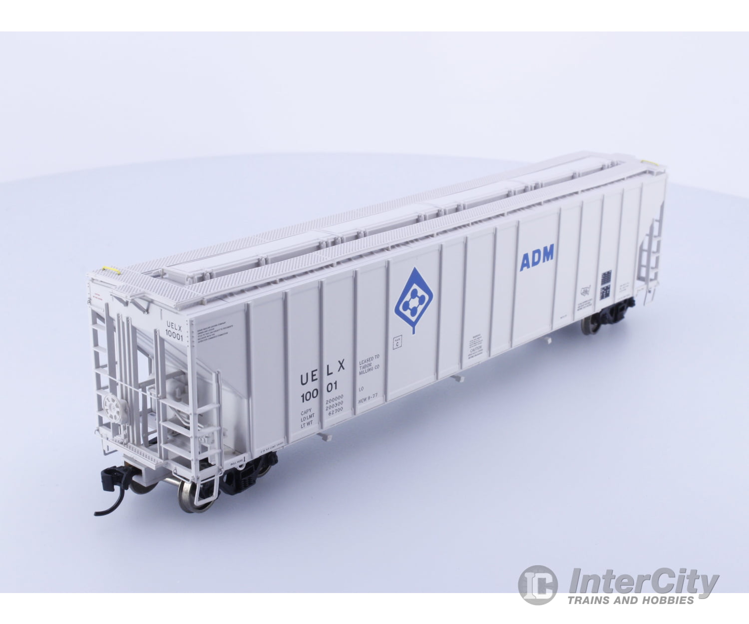 Walthers 920-106146 HO 55’ Evans 4780 CUFT 3-Bay Covered Hopper UELX 10001 Freight Cars