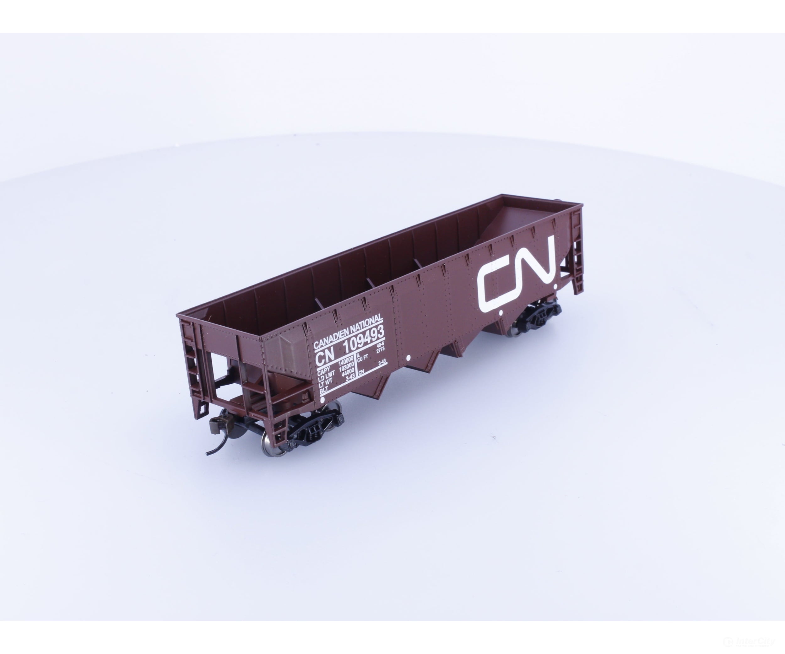 Walthers 931-1424 HO 4 Bay Hopper #2 Canadian National (CN) 109493 - Freight Cars