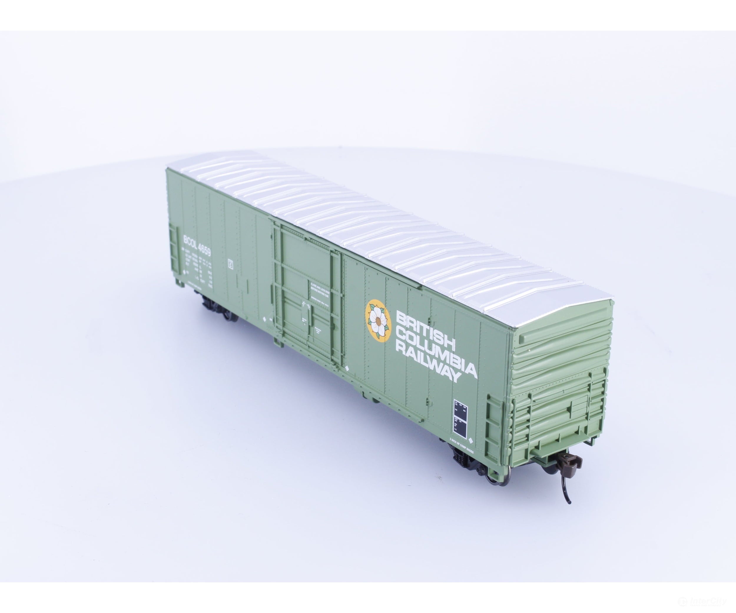 Walthers 931-1800 HO 50’ Insulated Boxcar BC Rail (BCOL) 4659 - Freight Cars