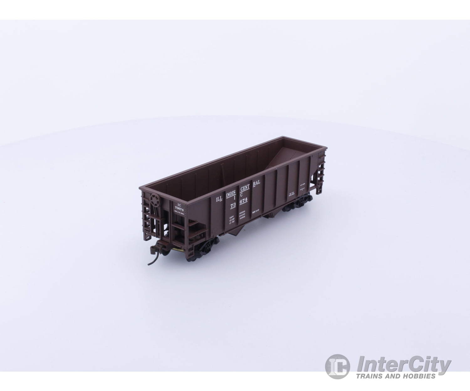 Walthers 931-642 HO 34’ PS-3 Coal Hopper Illinois Central (IC) 73674 Freight Cars