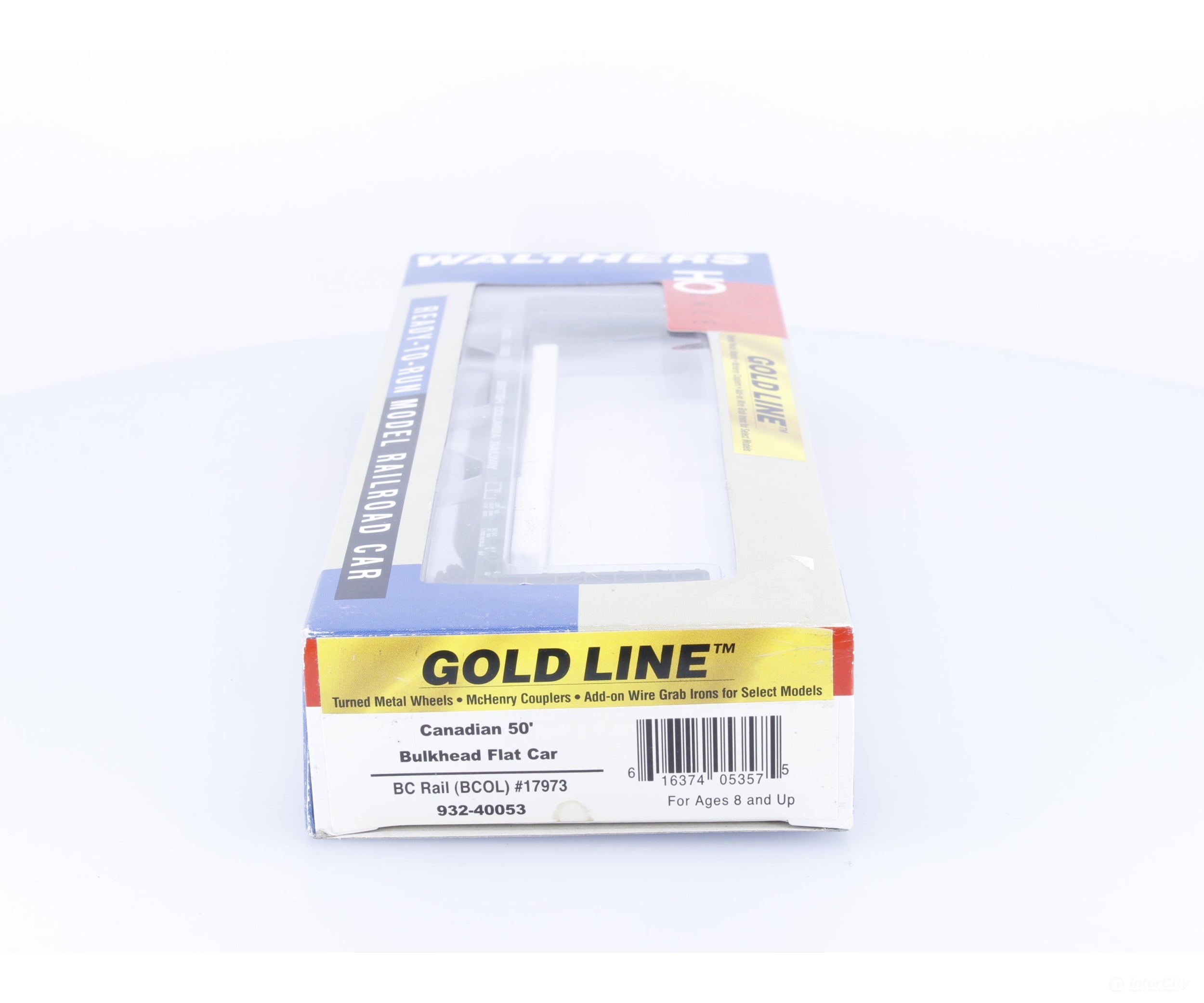 Walthers 932-40053 HO Canadian 50β Bulkhead Flatcar BC Rail (BCOL) 17973 - Freight Cars