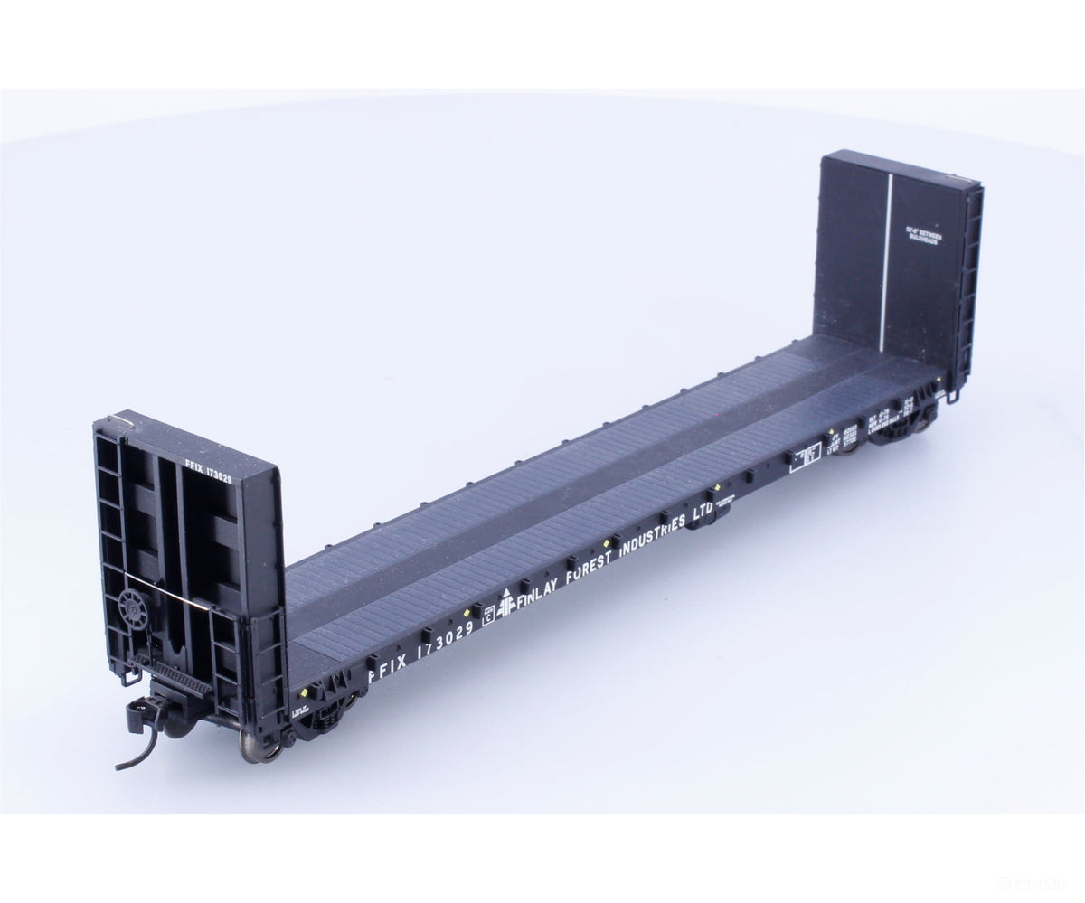 Walthers 932-40061 HO 50’ Bulkhead Flat Car Finlay Forest (FFIX) 173029 - Freight Cars