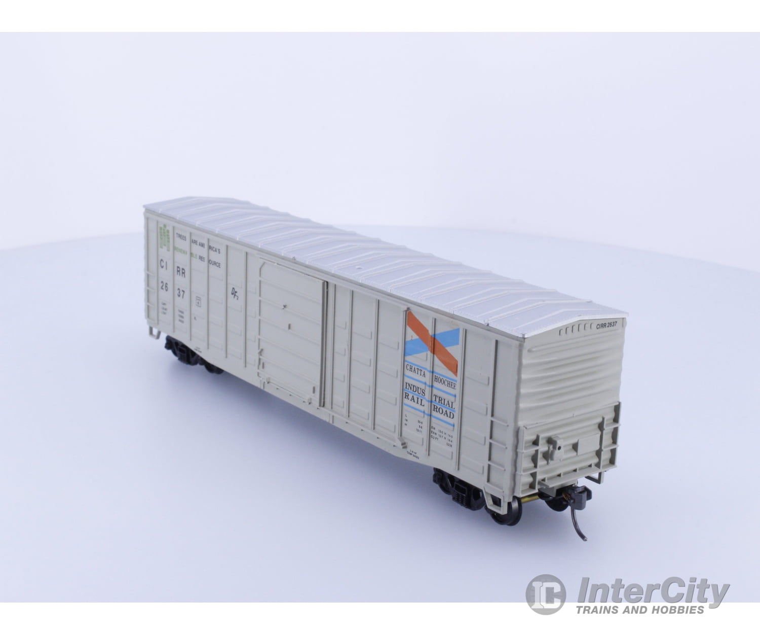 Walthers 932-4710 HO 50’ Waffle Side Box Car CHATTAHOOCHEE INDUSTRIAL 2637 Freight Cars