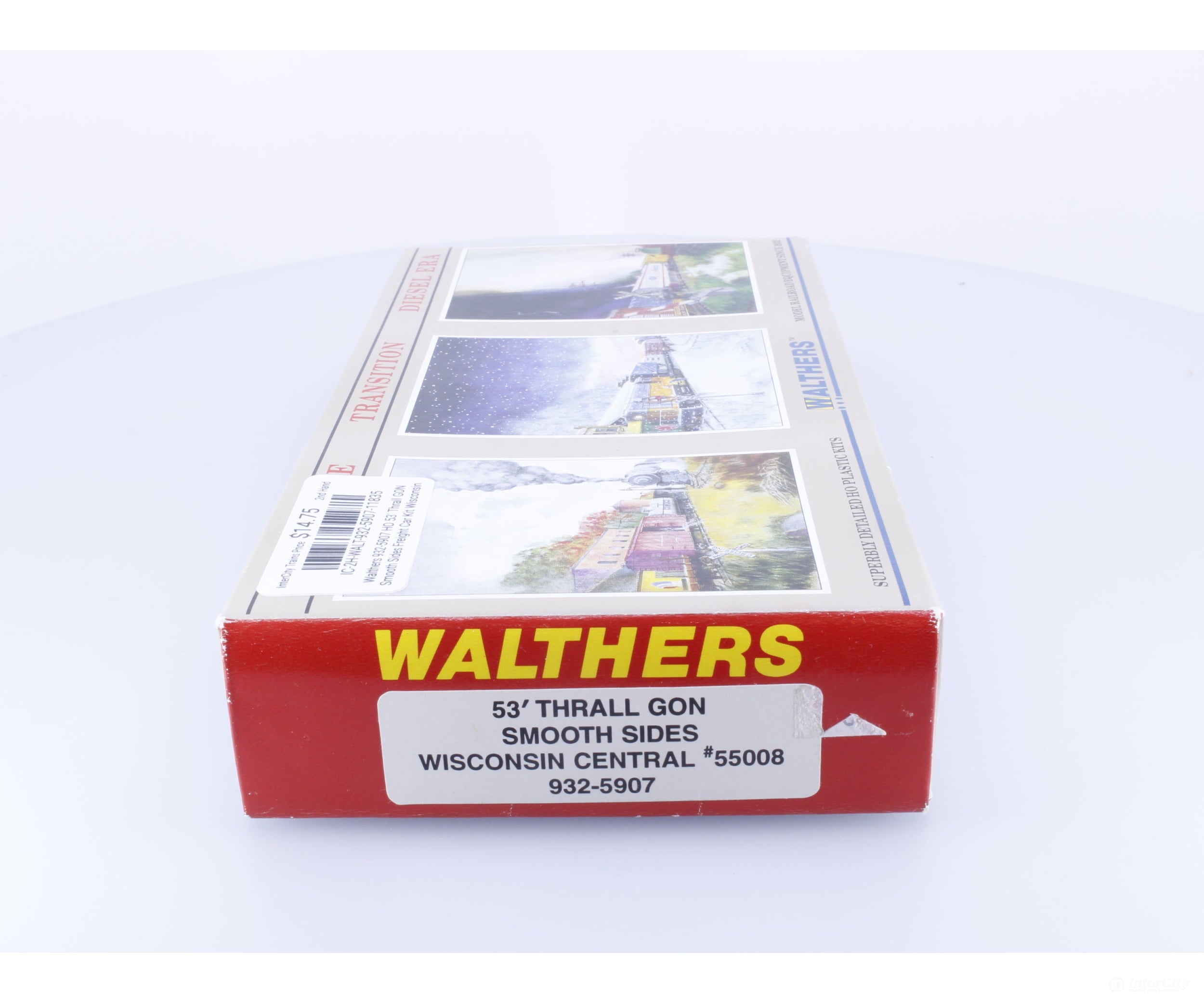 Walthers 932-5907 HO 53’ Thrall Gondola Smooth Sides Freight Car Kit Wisconsin Central (WC) 55008 Freight Cars
