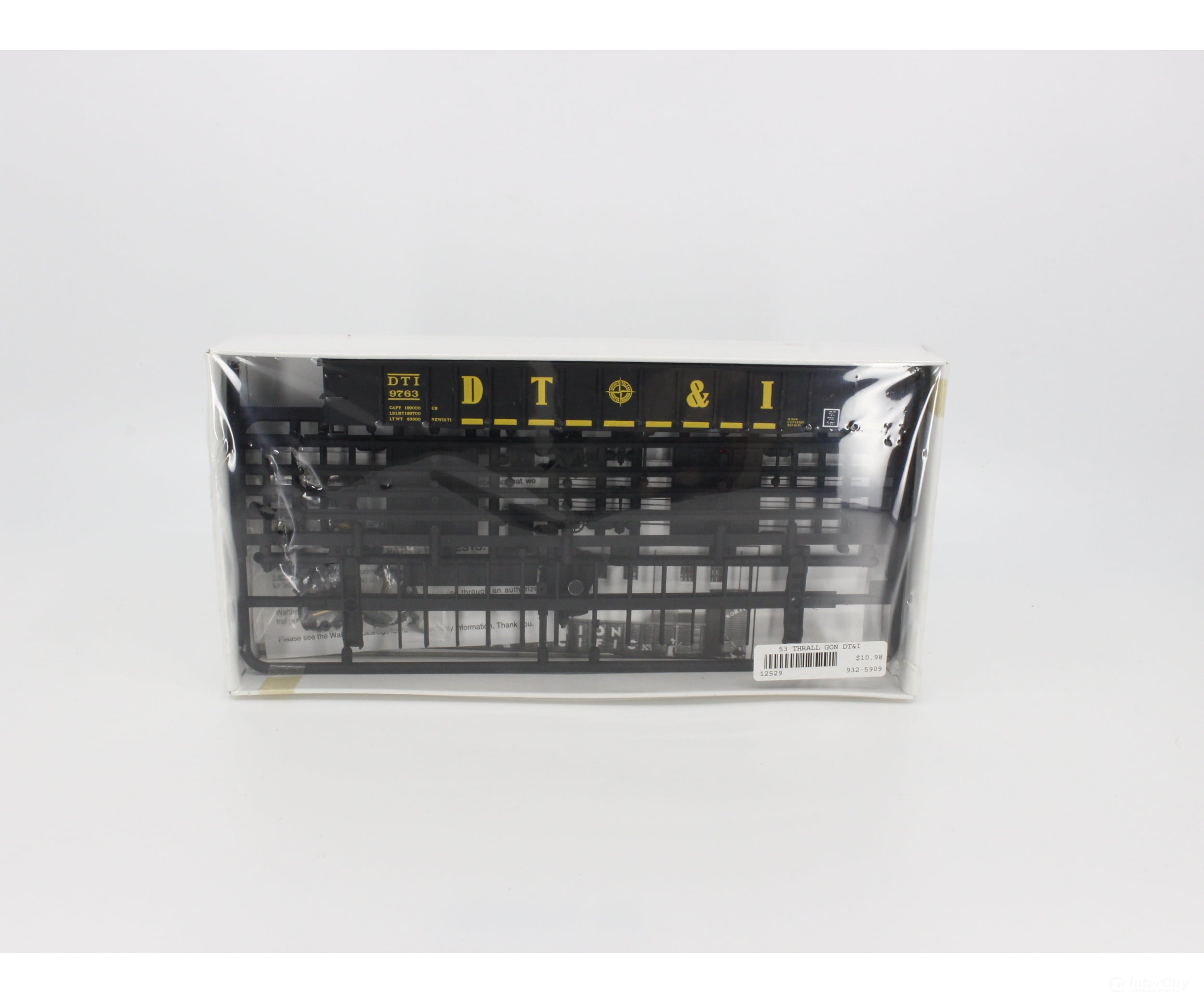 Walthers 932-5909 Ho 53’ Thrall Gon Smooth Sides Freight Car Kit Detroit Toledo And Ironton (Dti)