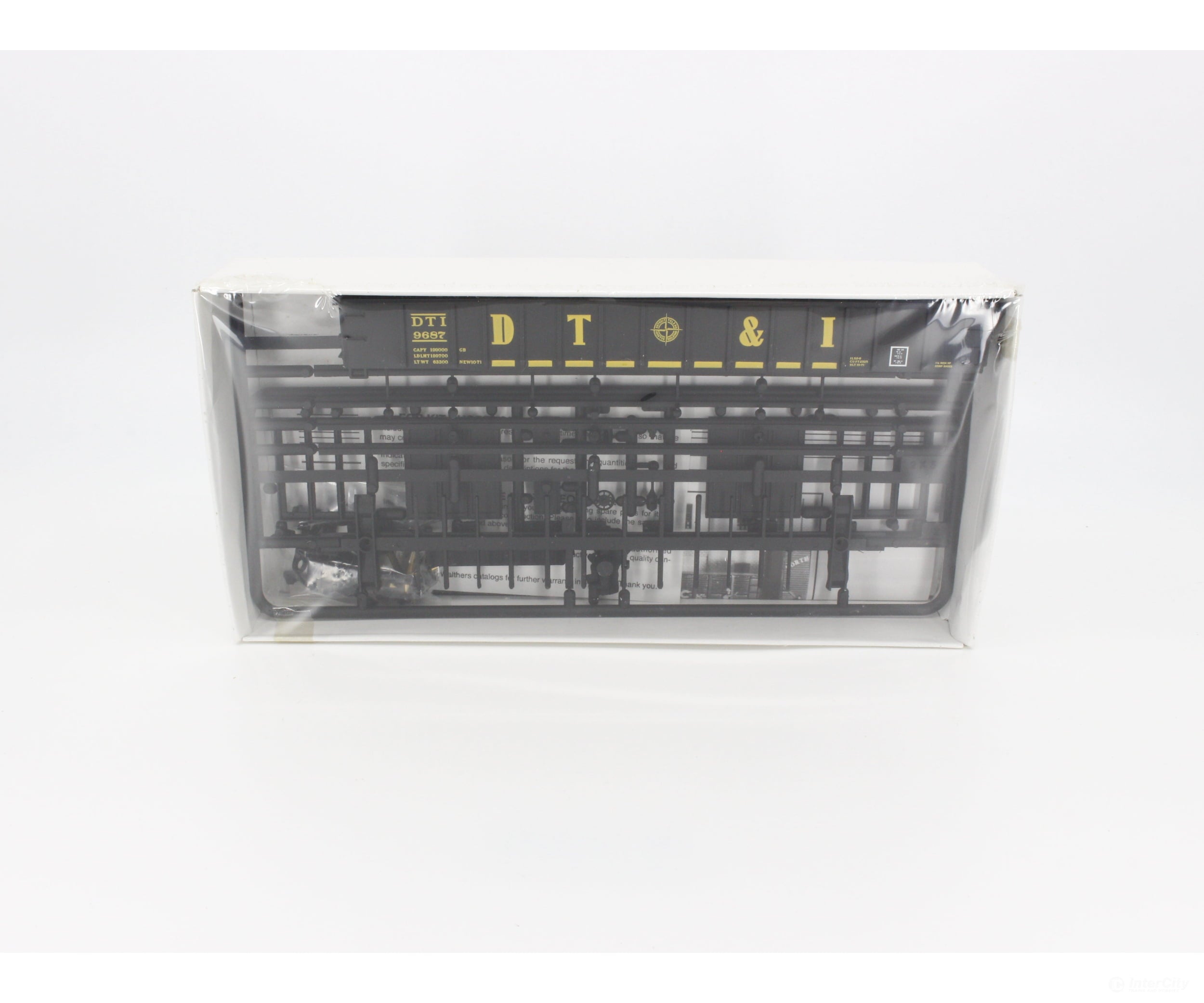 Walthers 932-5909 Ho 53’ Thrall Gon Smooth Sides Freight Car Kit Detroit Toledo And Ironton (Dti)